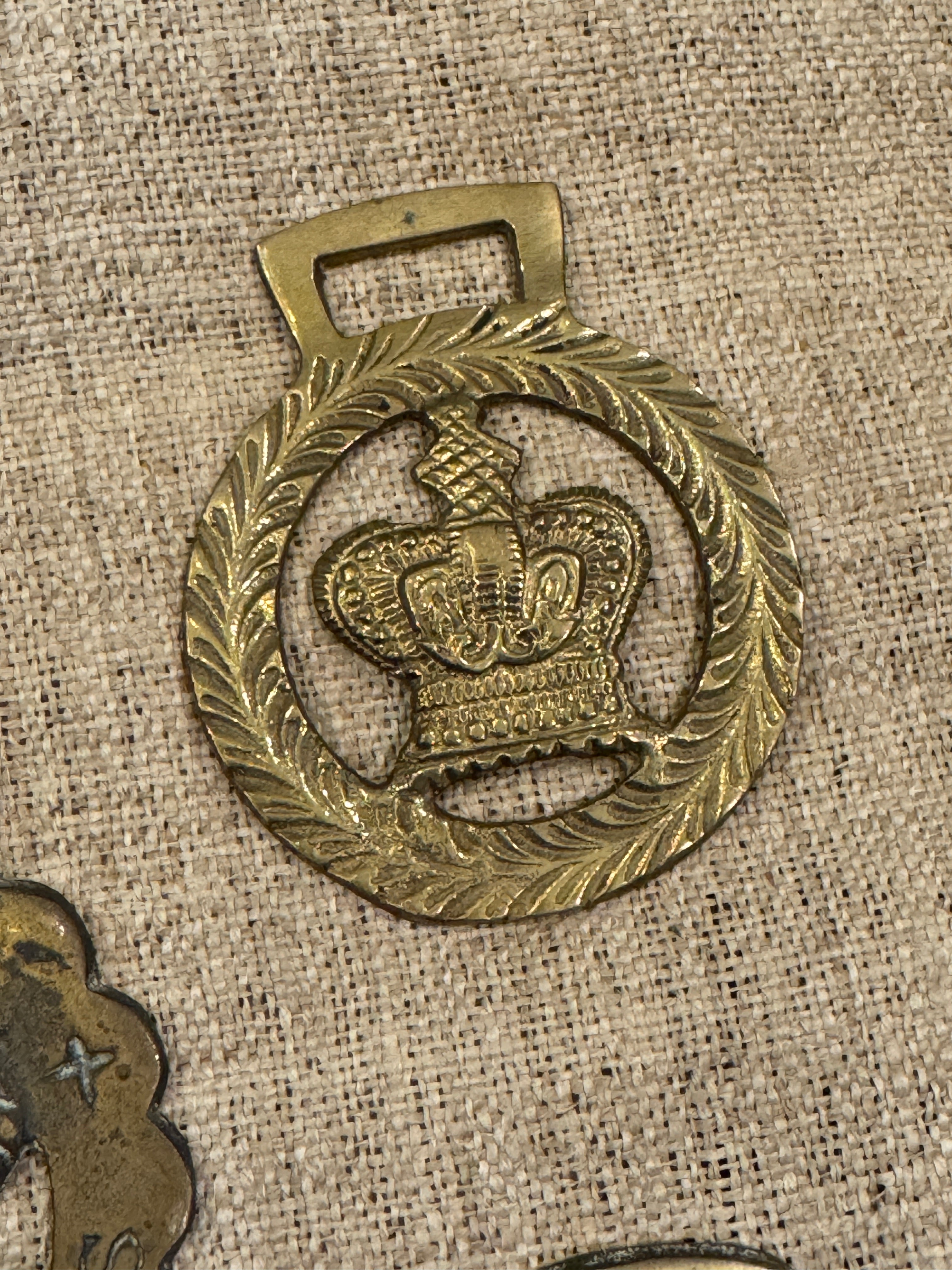 Vintage English Souvenir Horse Brass