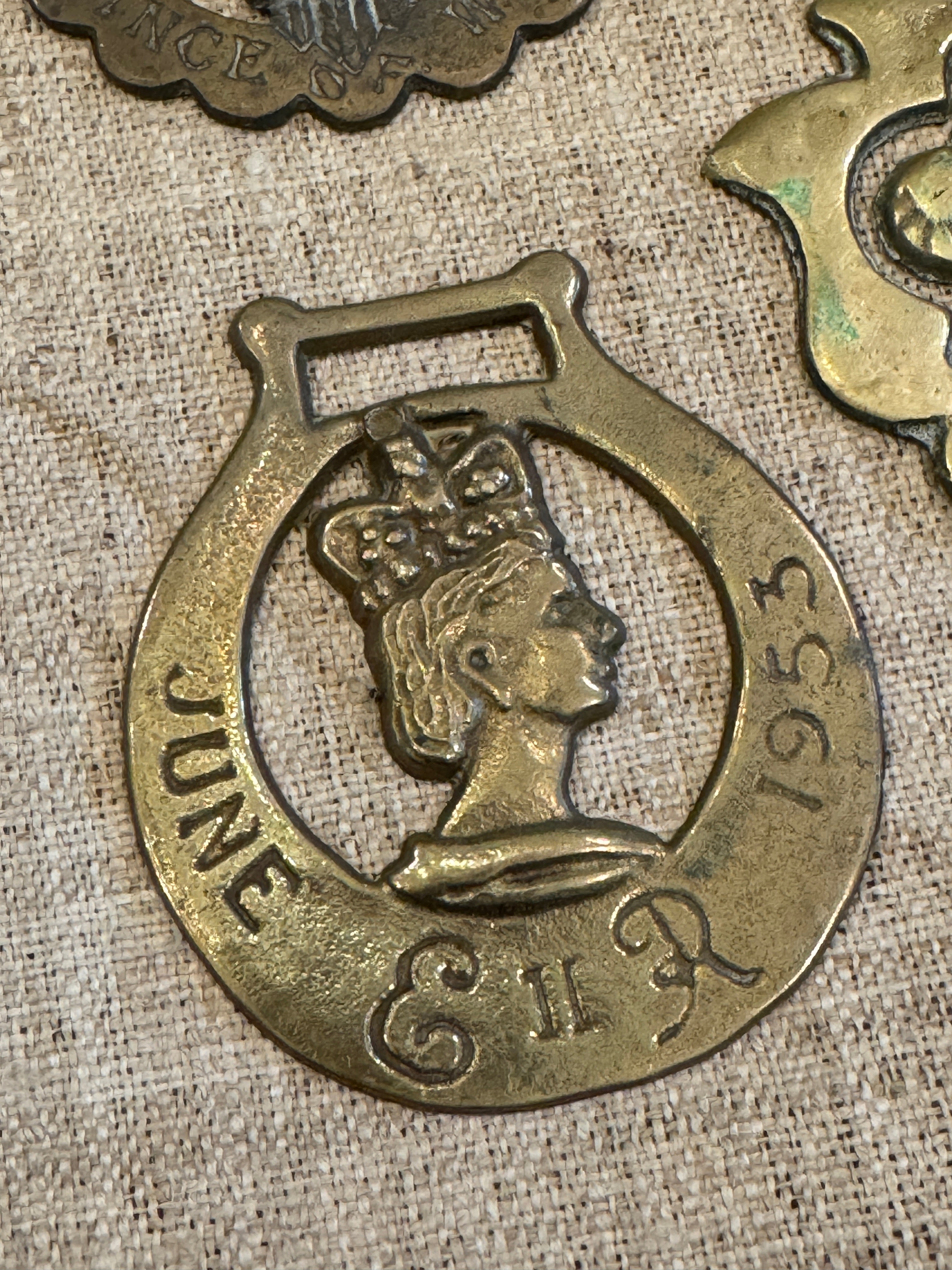 Vintage English Souvenir Horse Brass