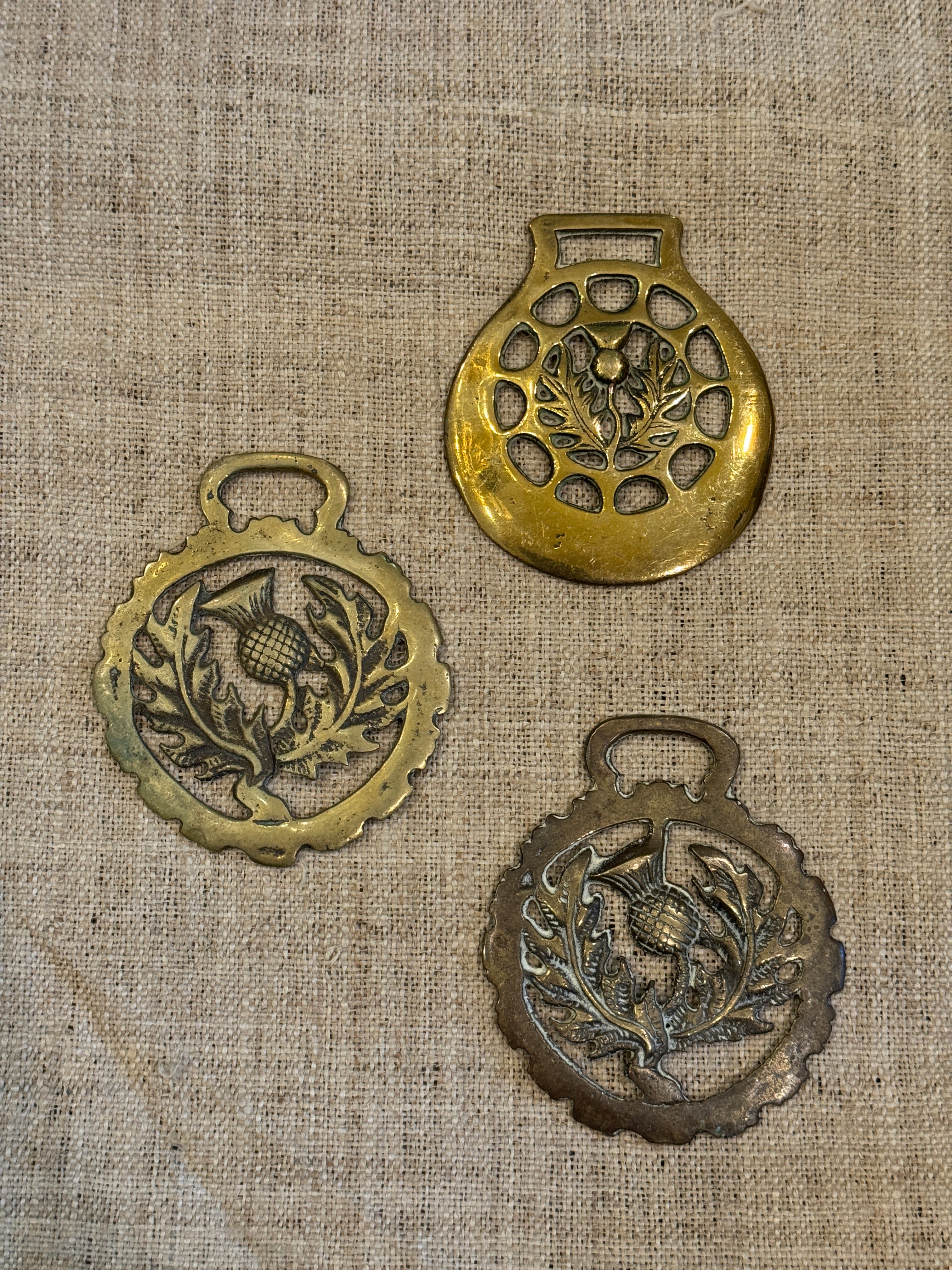 Vintage English Souvenir Horse Brass