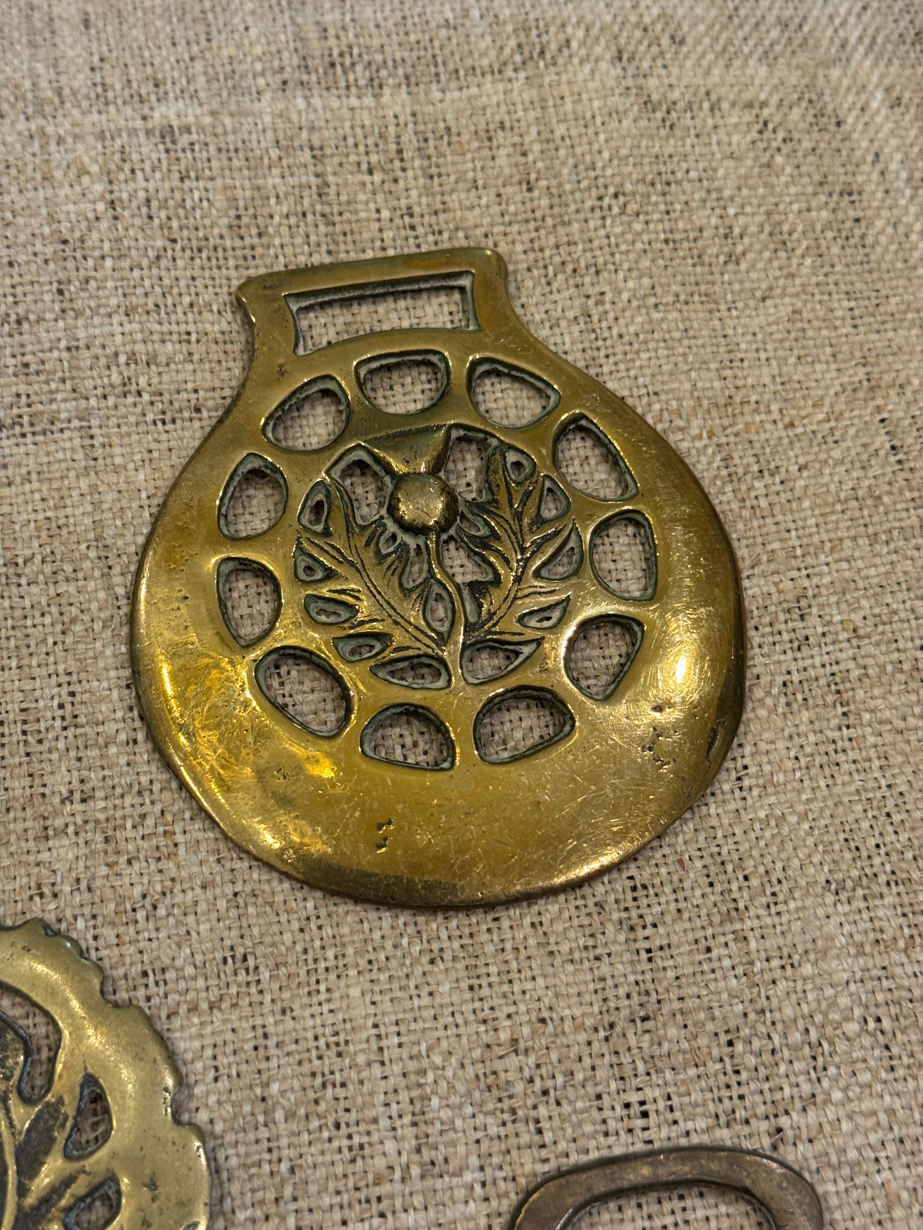 Vintage English Souvenir Horse Brass