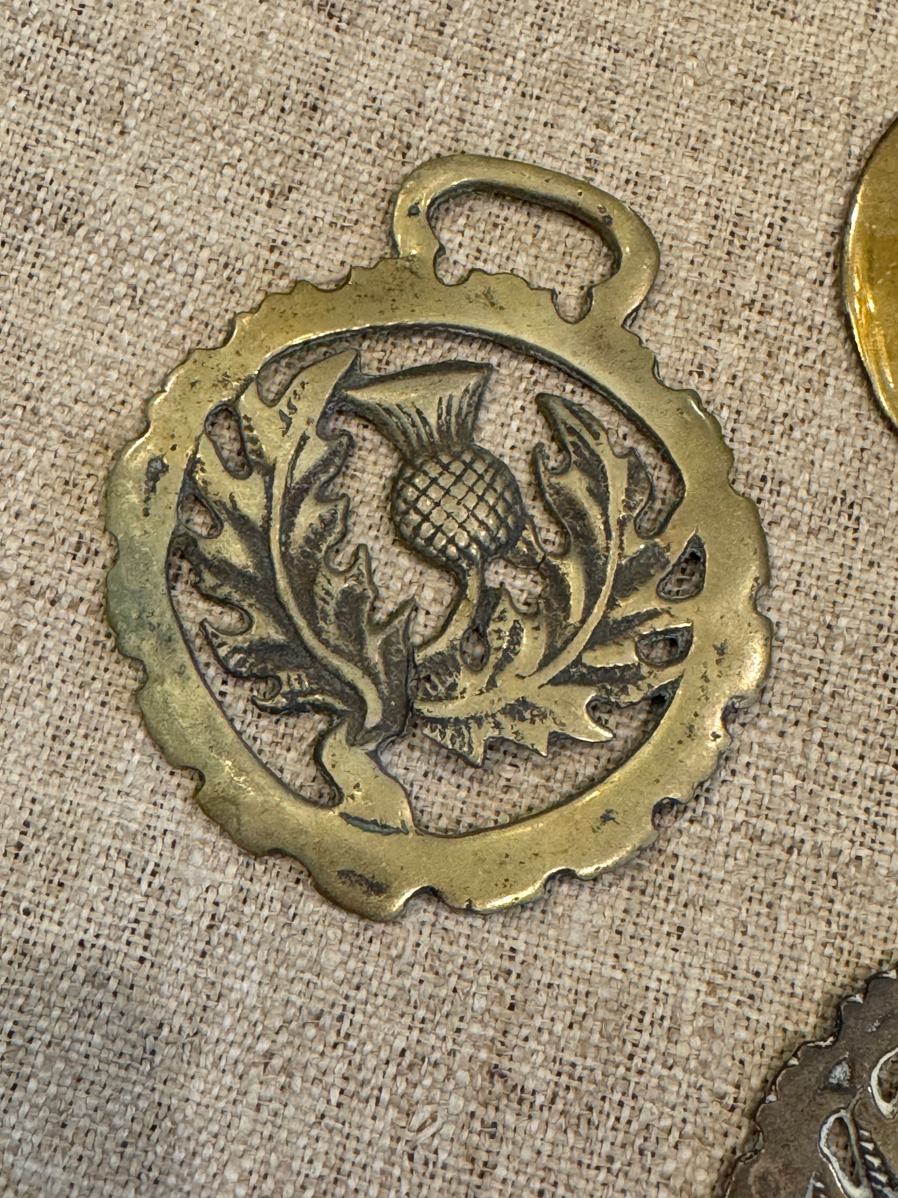 Vintage English Souvenir Horse Brass