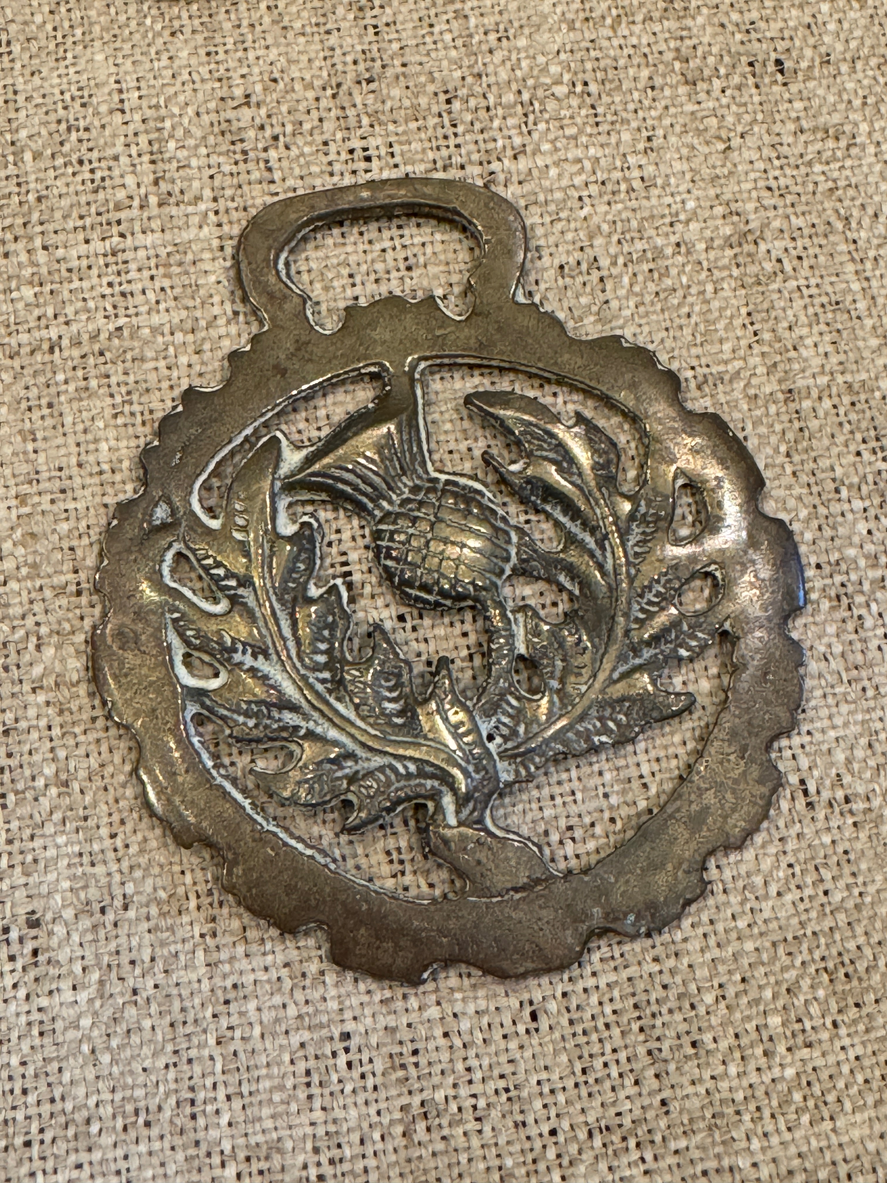 Vintage English Souvenir Horse Brass