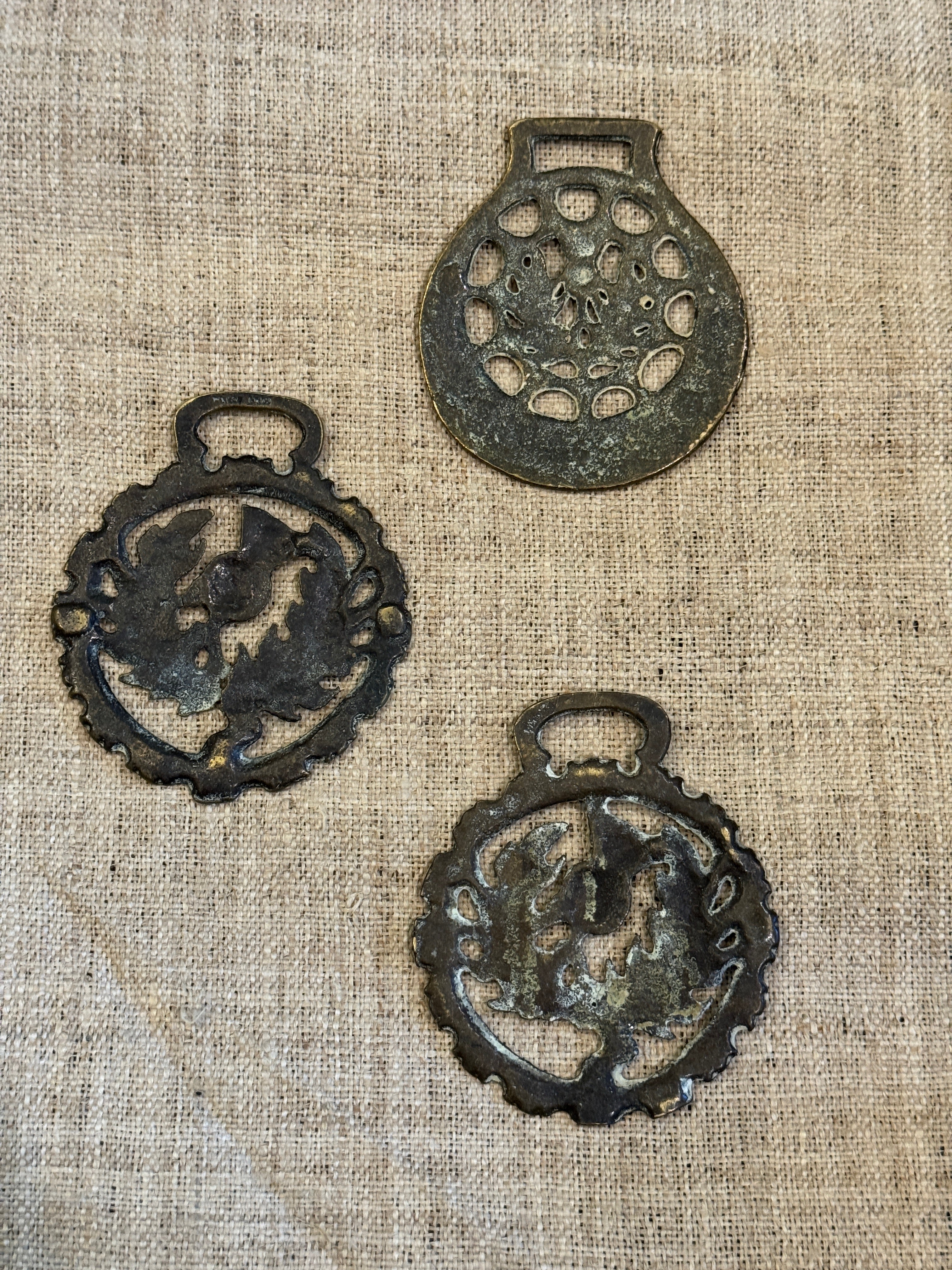 Vintage English Souvenir Horse Brass