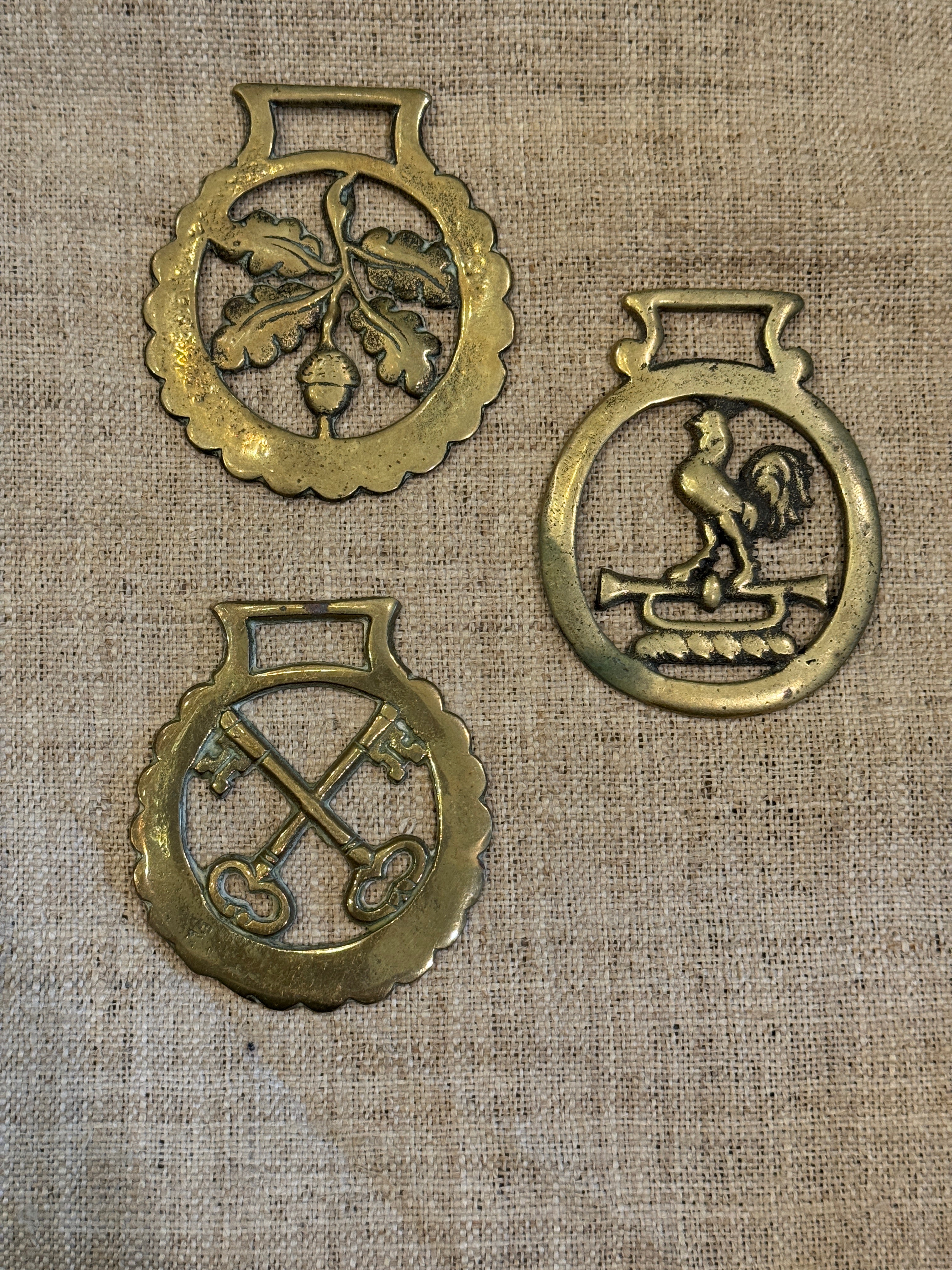 Vintage English Souvenir Horse Brass