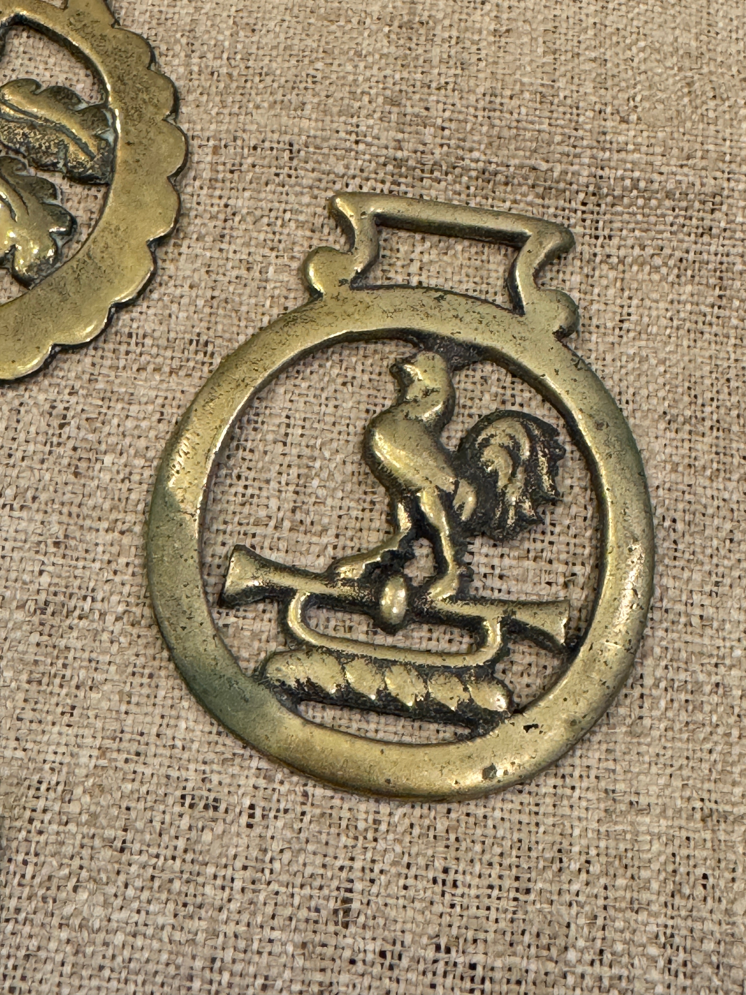 Vintage English Souvenir Horse Brass