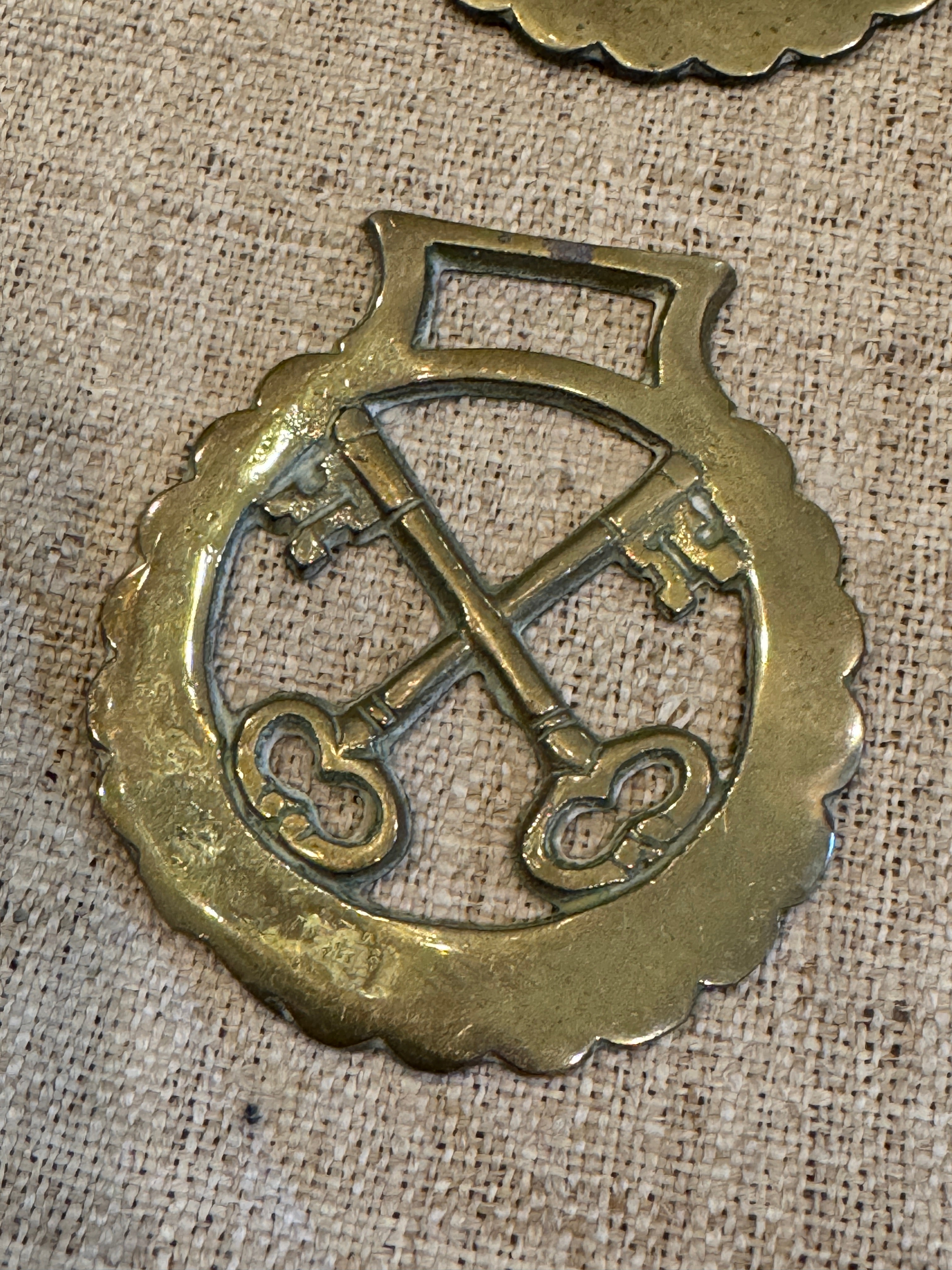 Vintage English Souvenir Horse Brass