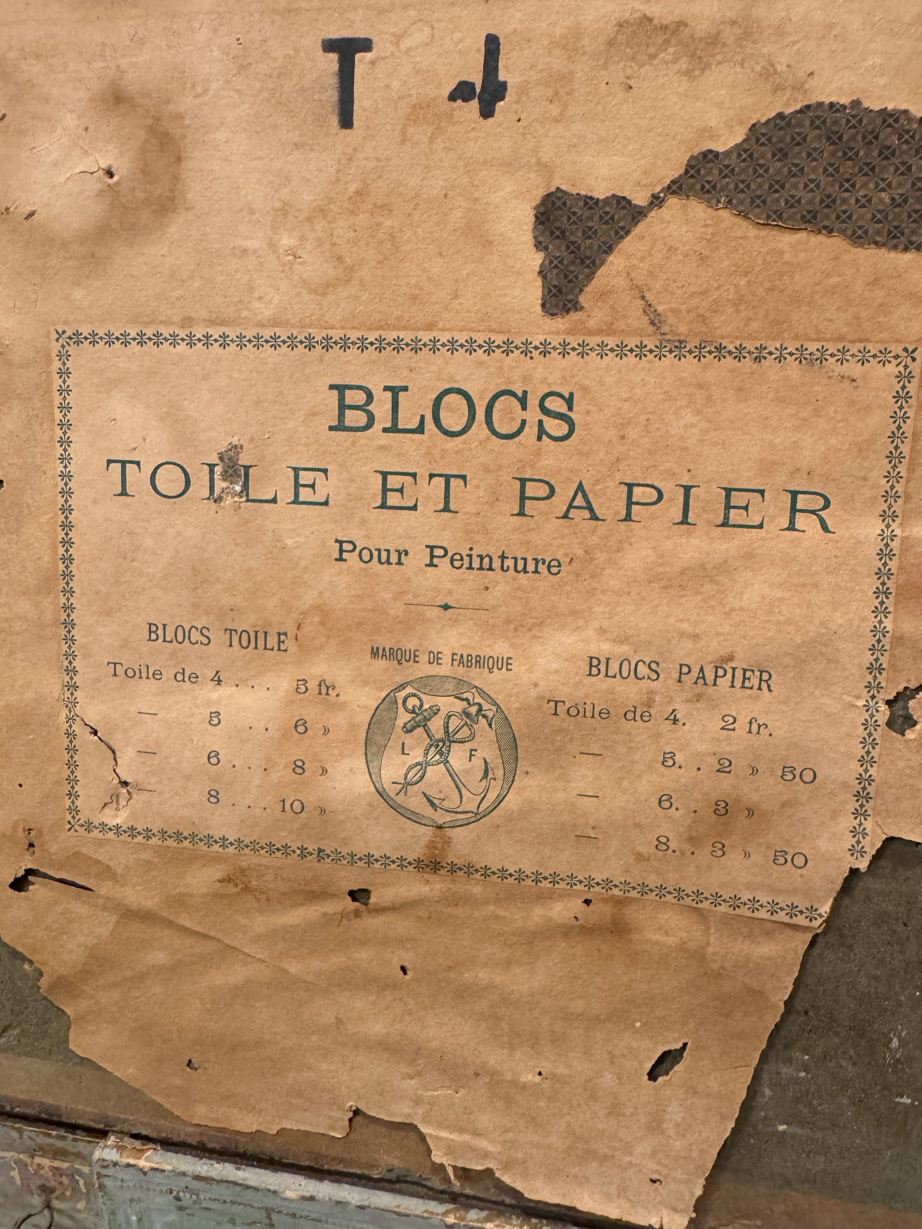 Original Antique French Sailing Oil Painting