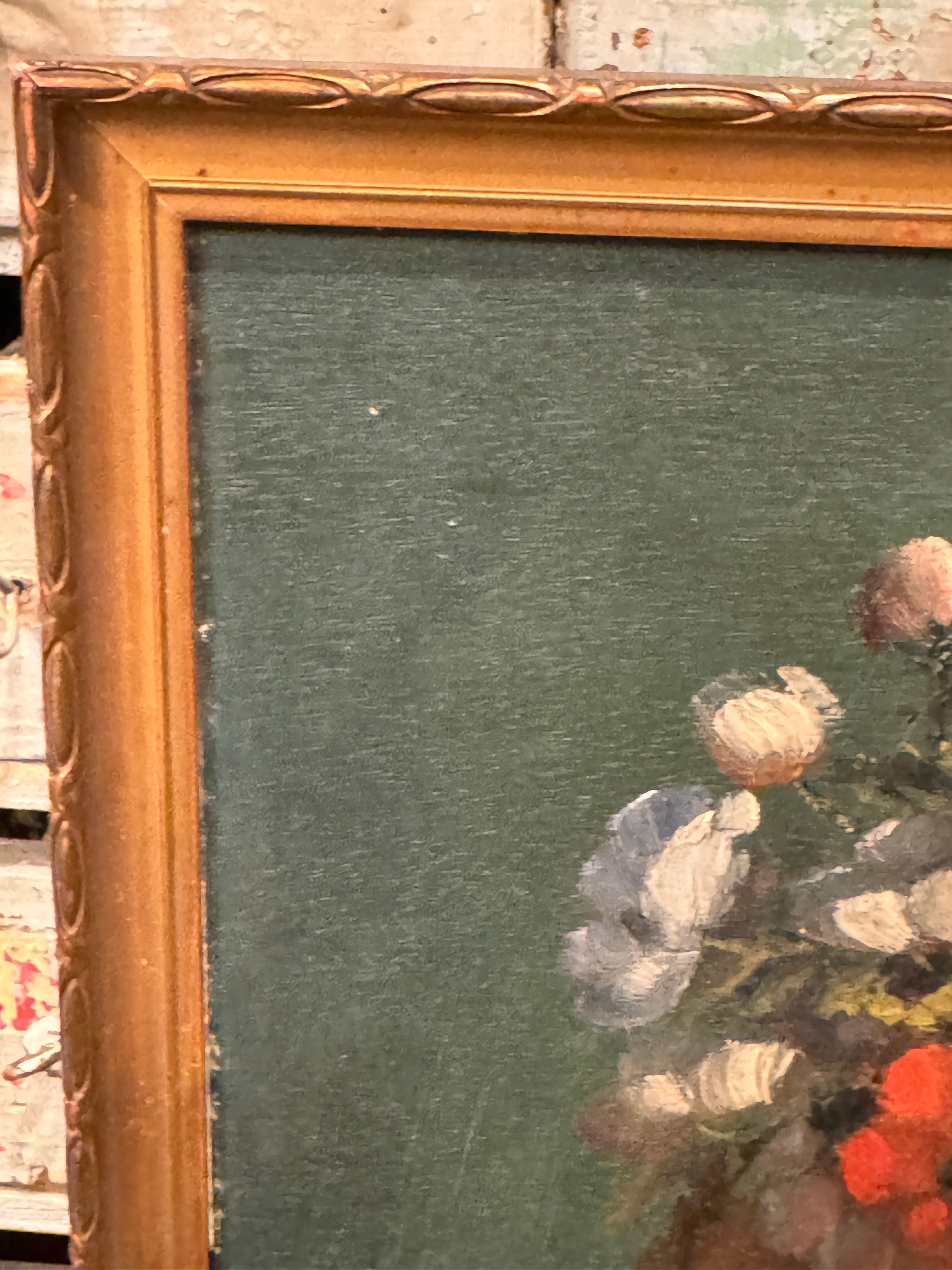 Antique French Framed Botanical Picture