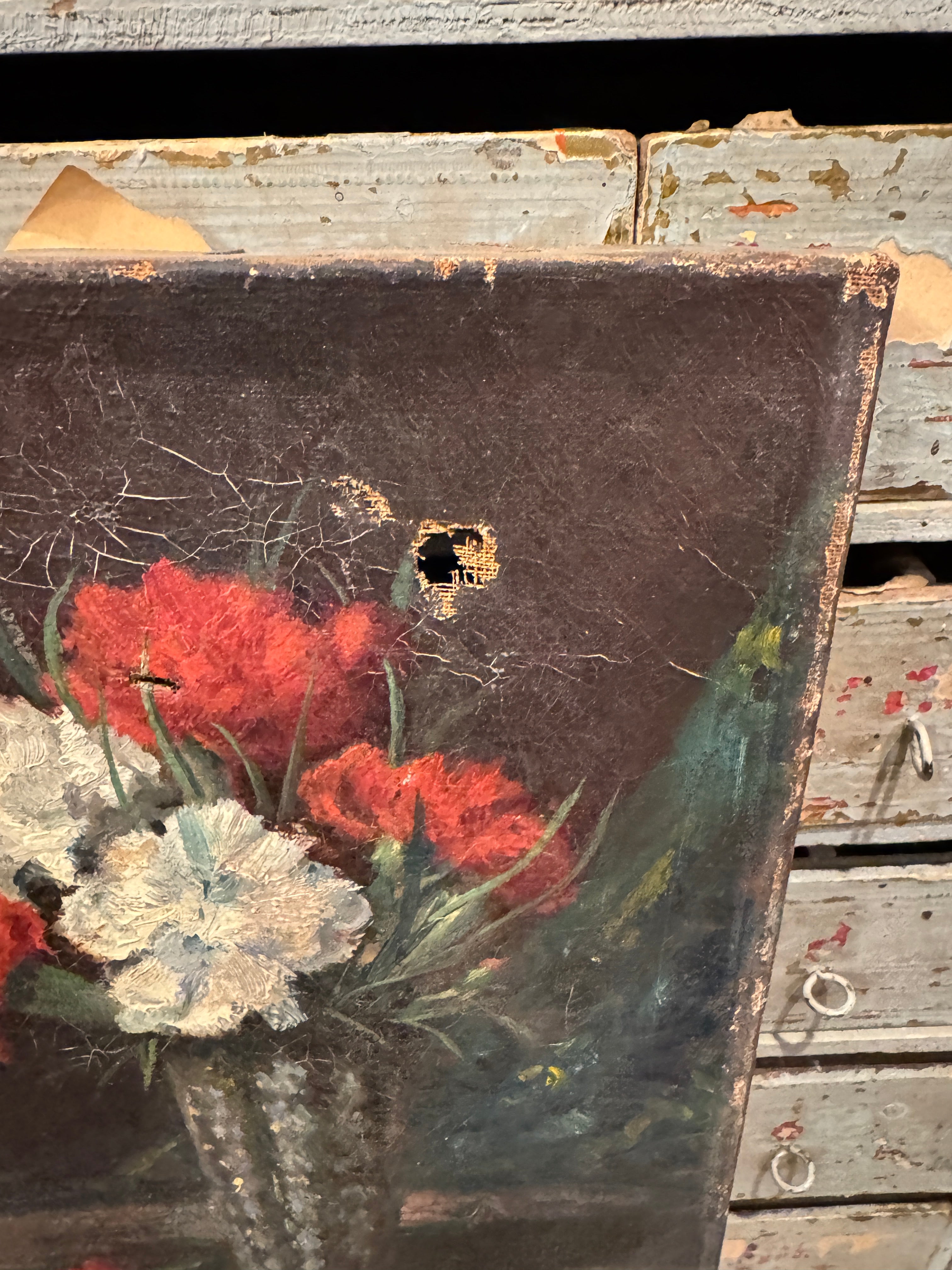 Antique 1800s French Botanical Painting