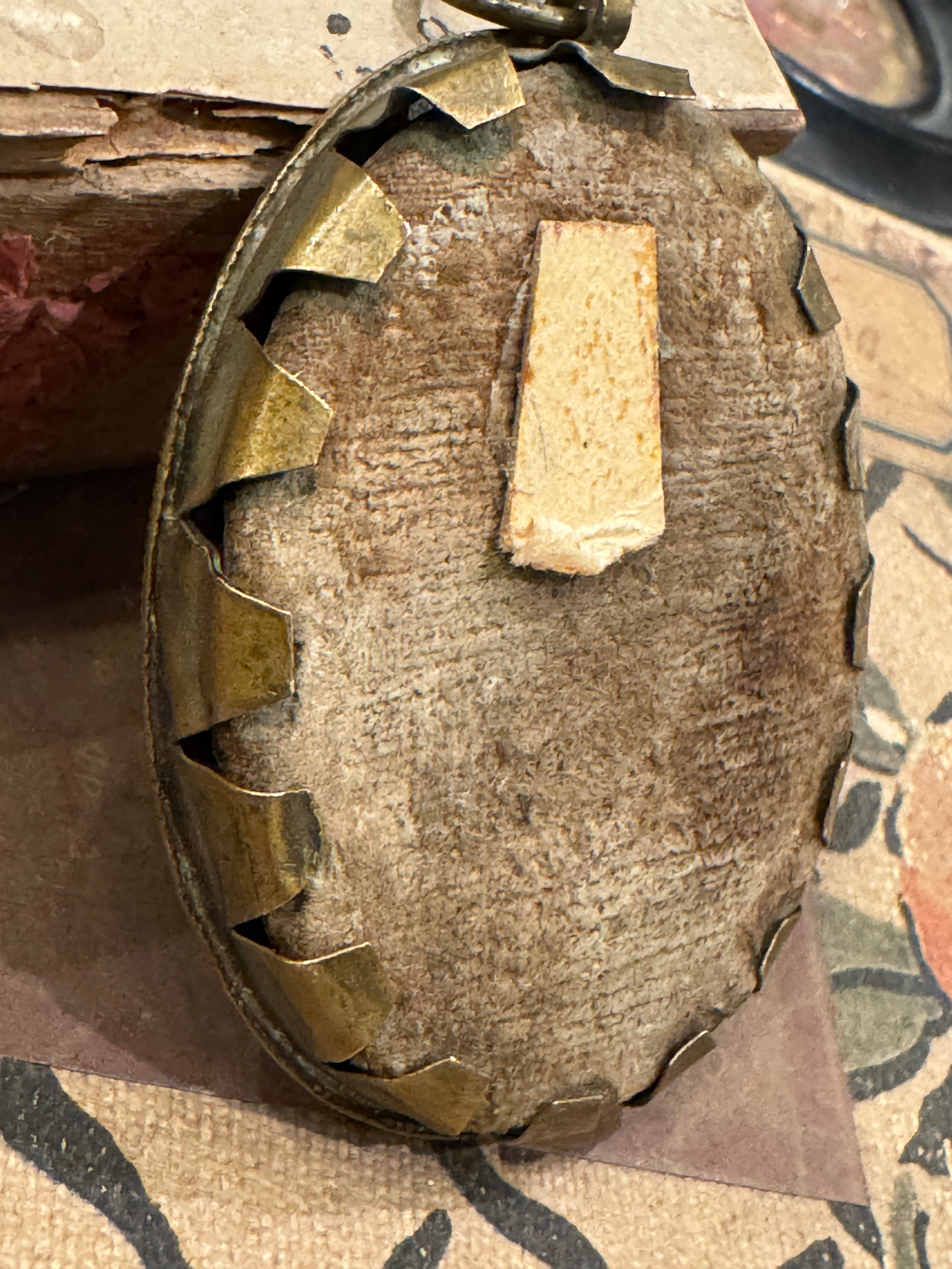 Antique French 1800s Portrait Picture