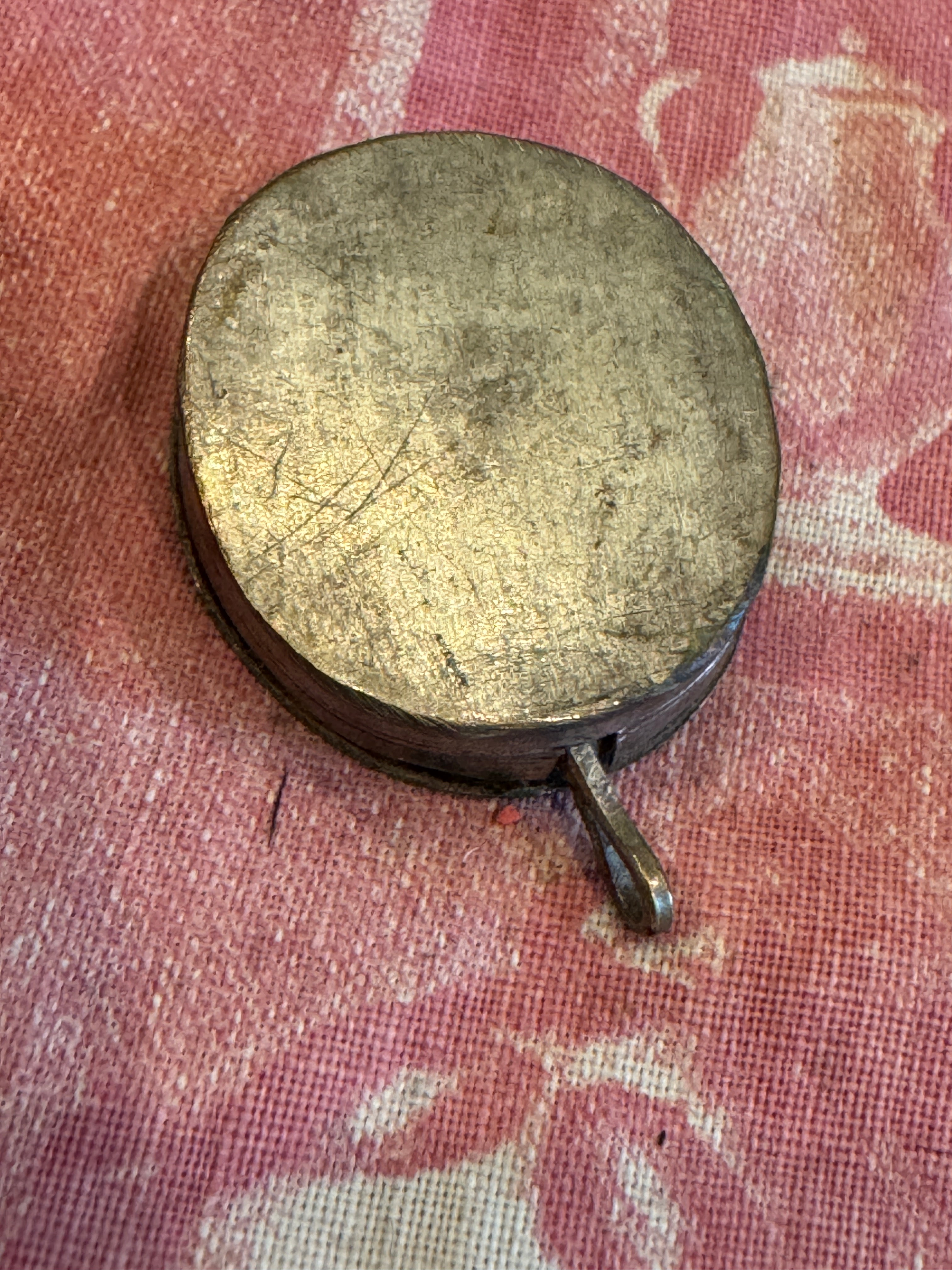 Antique 1800s French Oval Reliquary