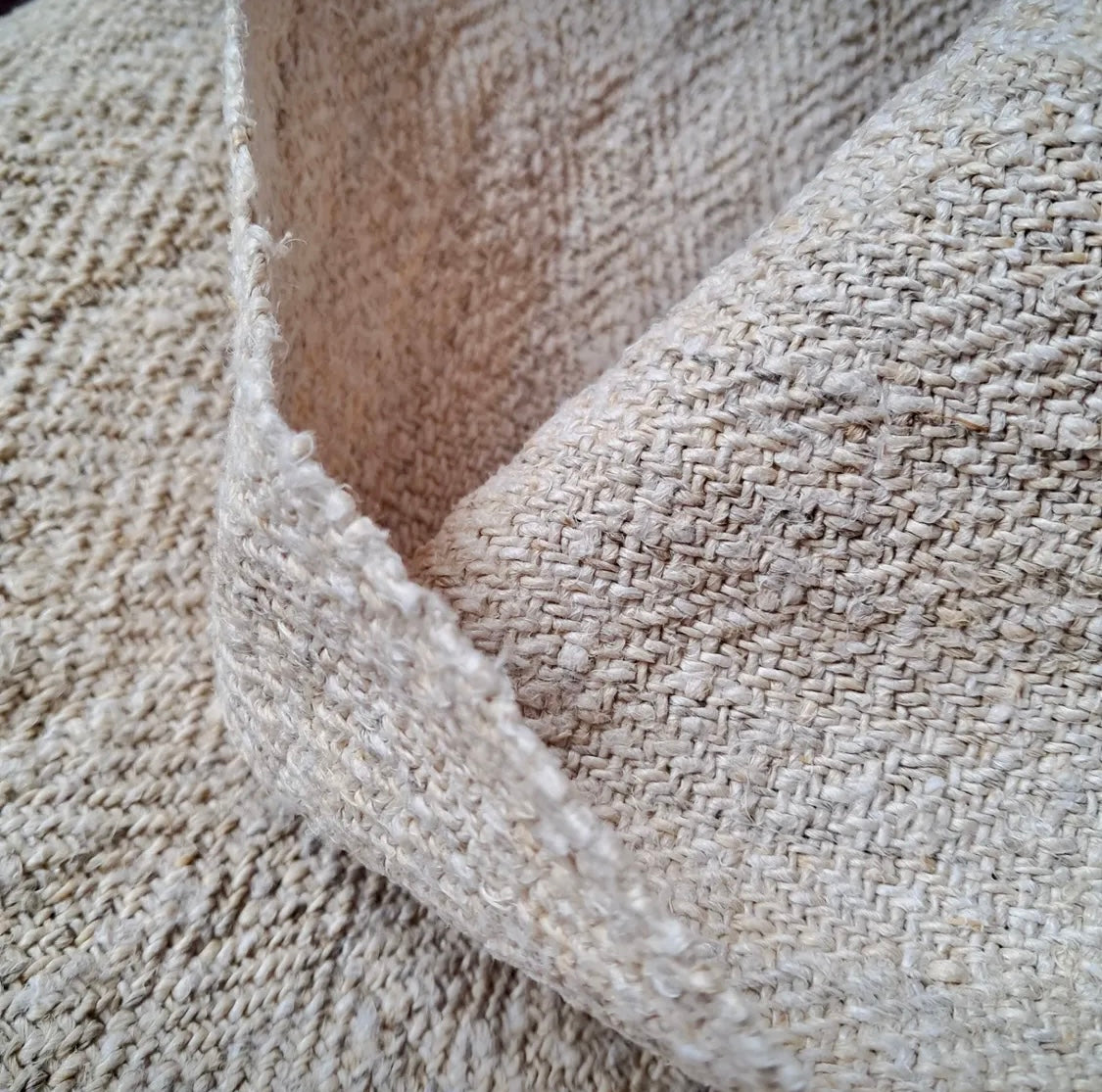 Beautiful Antique 1800s French Chanvre Linen *