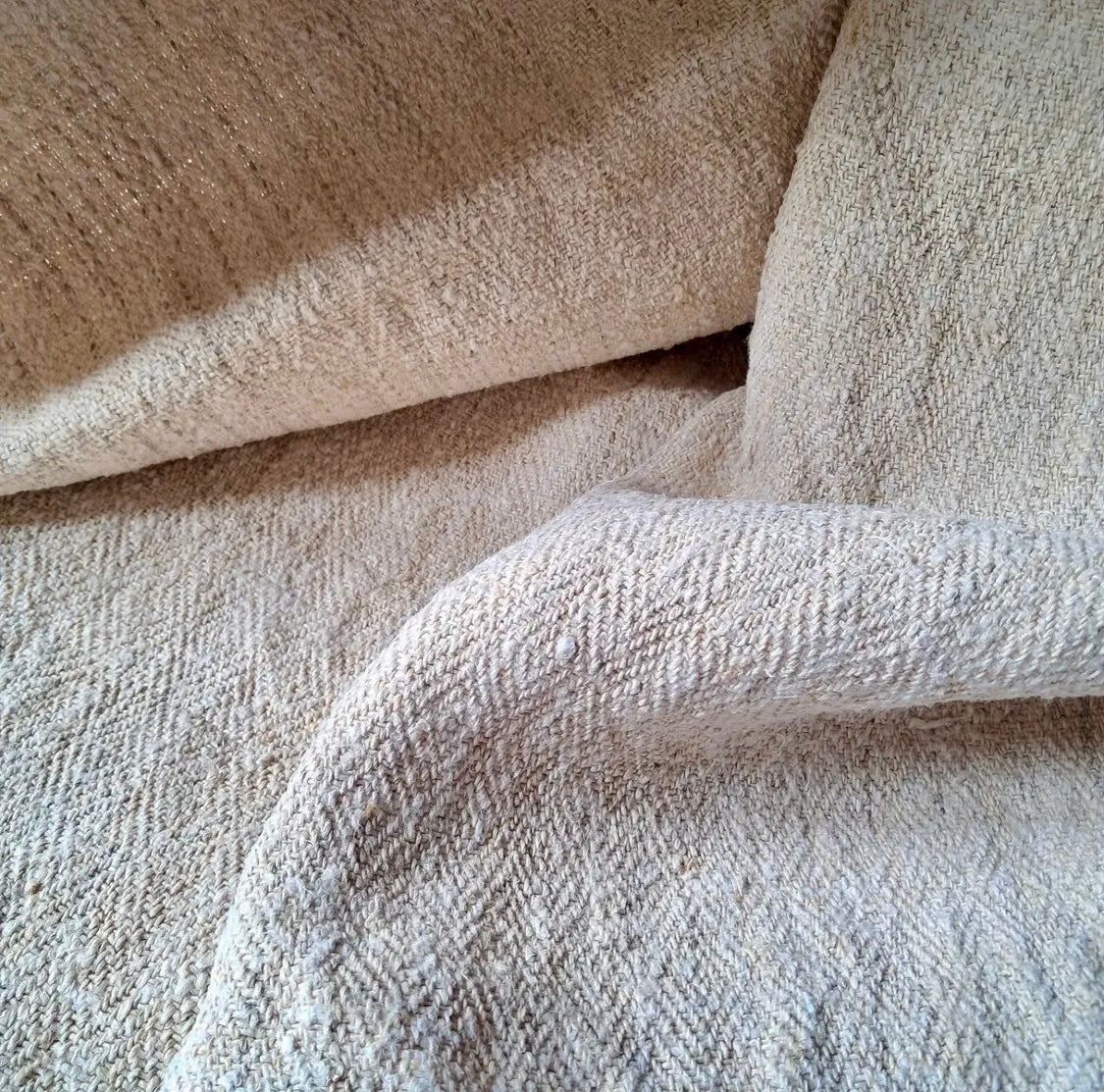 Beautiful Antique 1800s French Chanvre Linen *