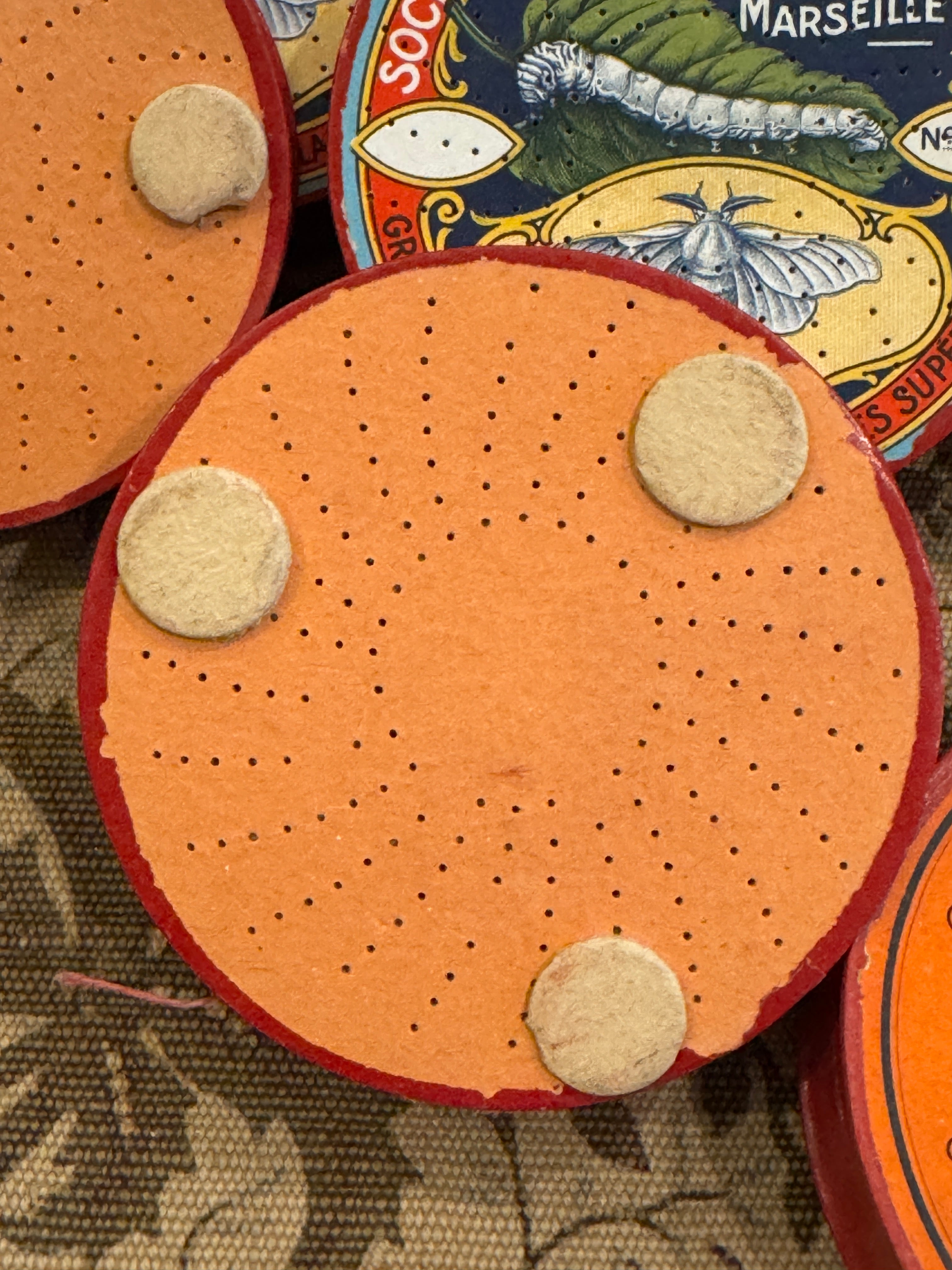 Antique 1800s French Silk Moth Boxes