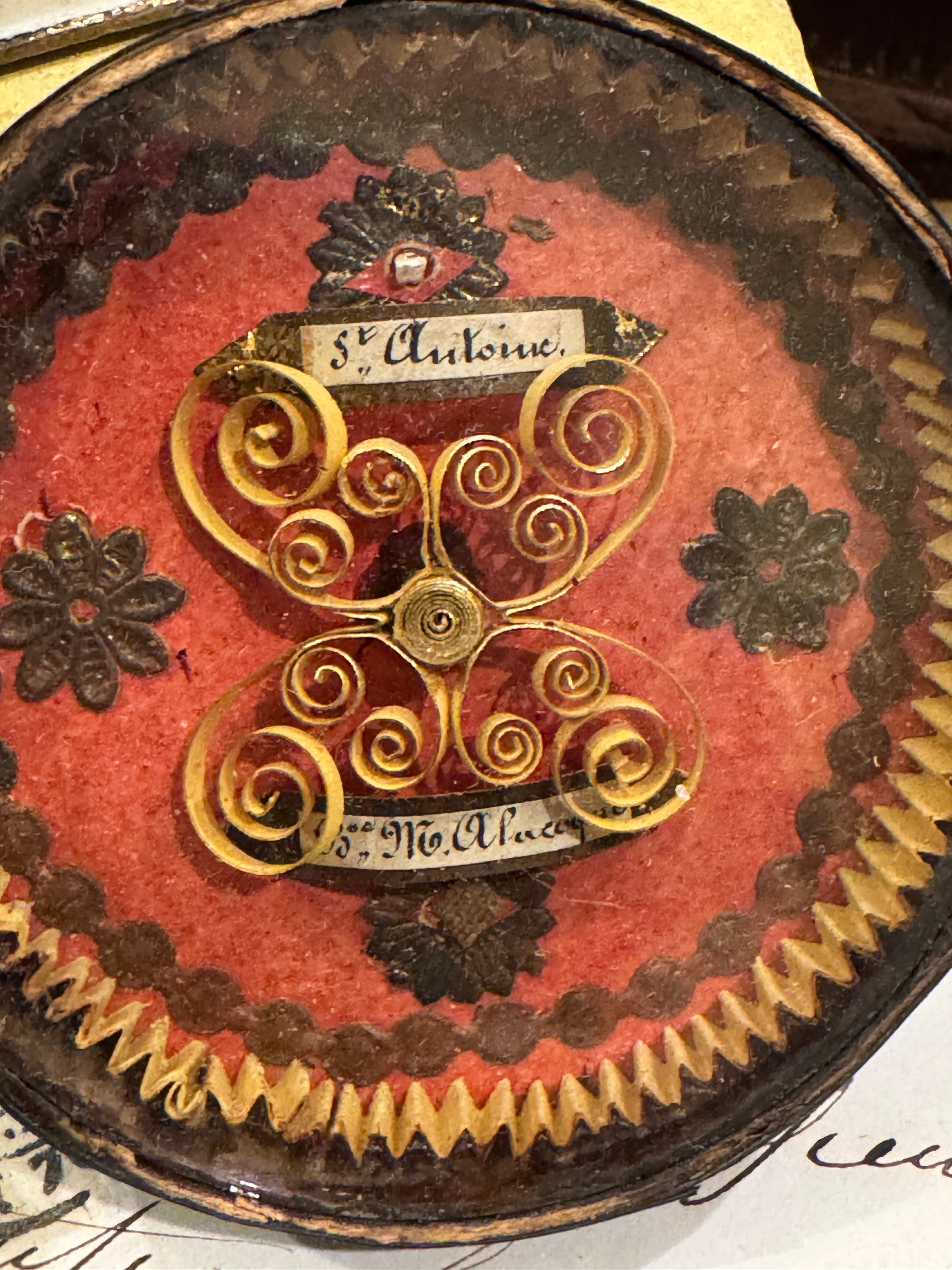 Antique 1800s French St Antoine Relic