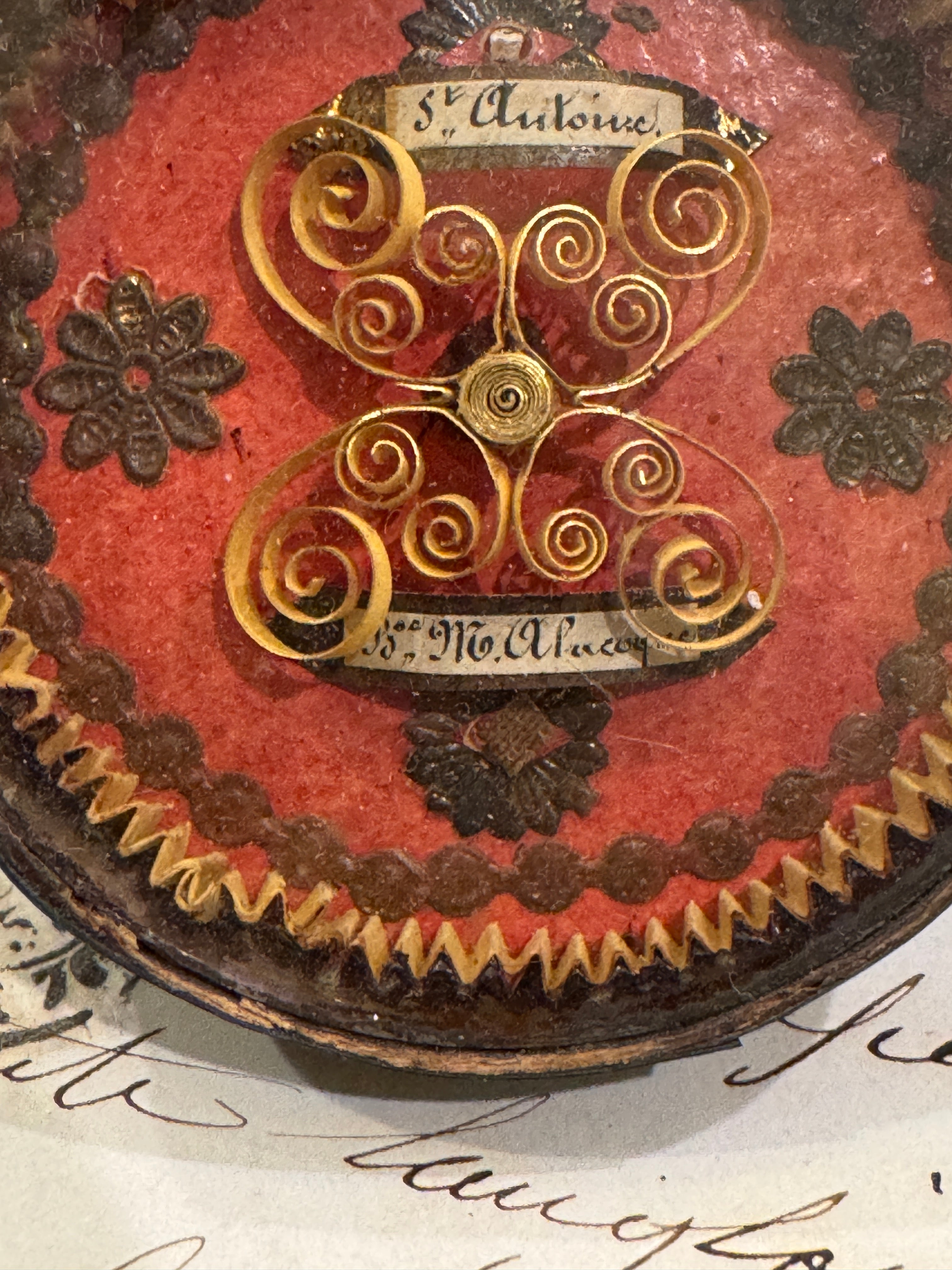 Antique 1800s French St Antoine Relic