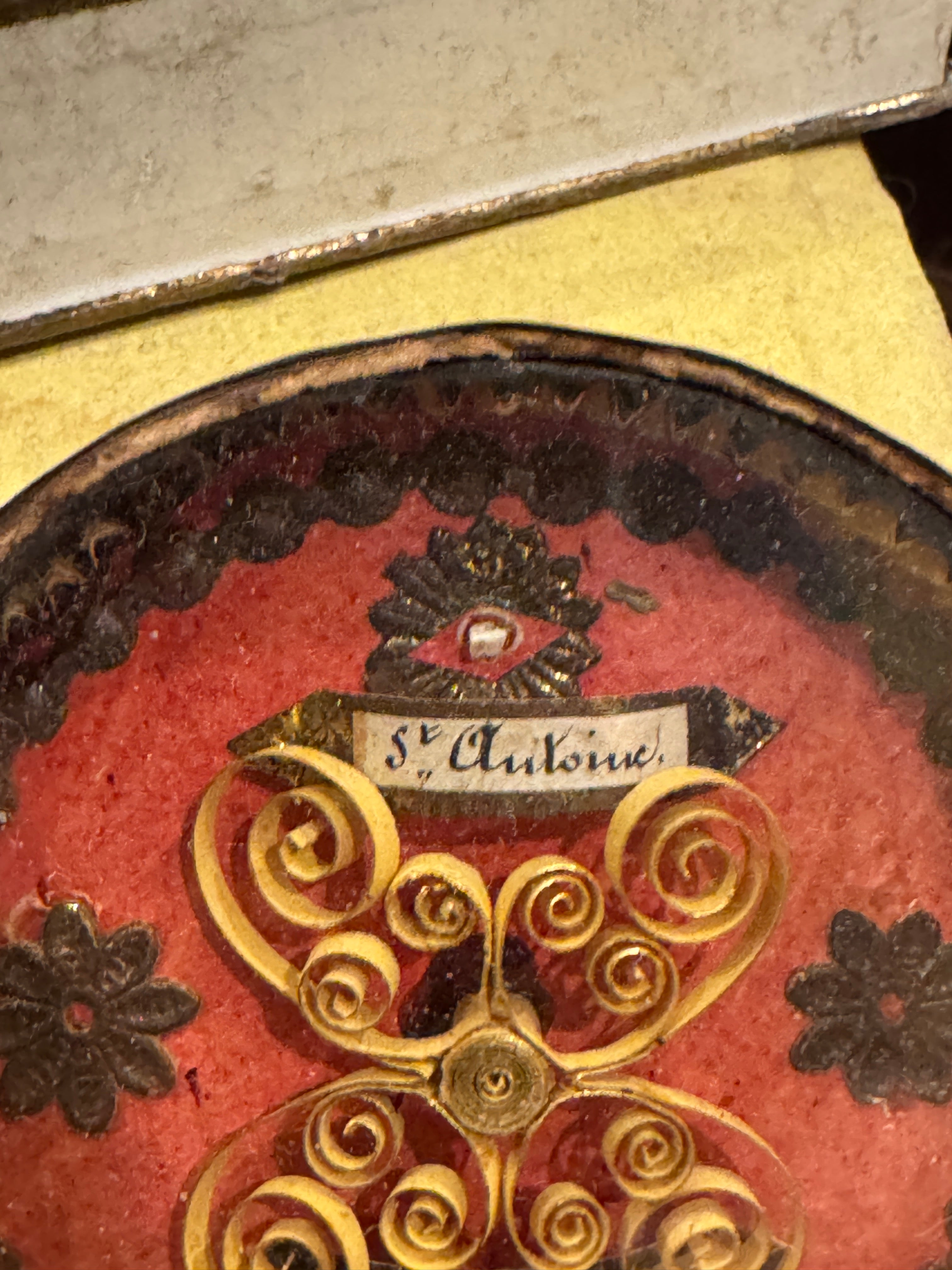 Antique 1800s French St Antoine Relic