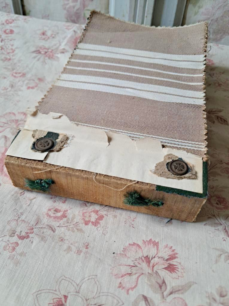 Vintage French Ticking Sample Book