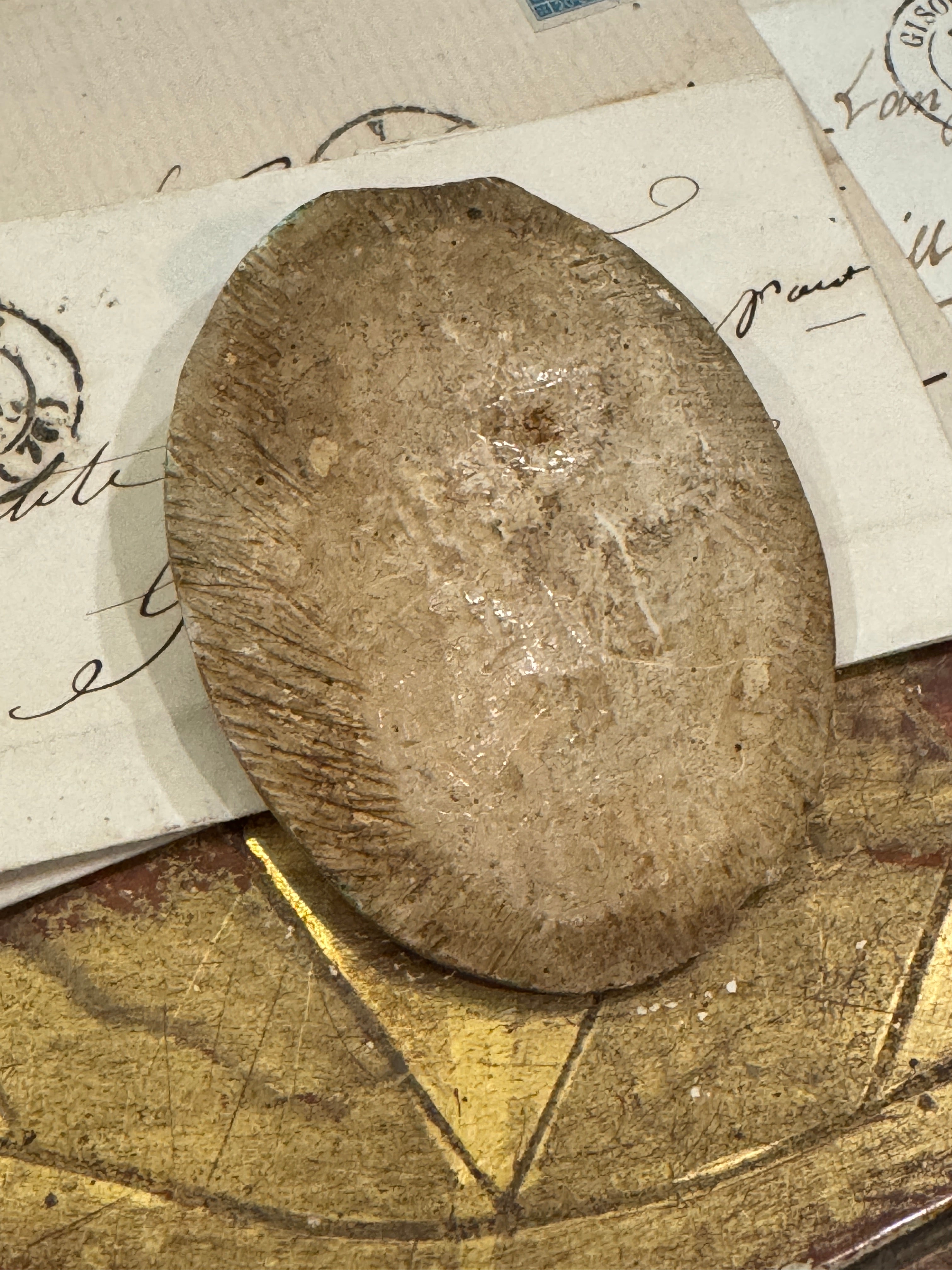 1800s Antique Meerschaum French Religious Icon