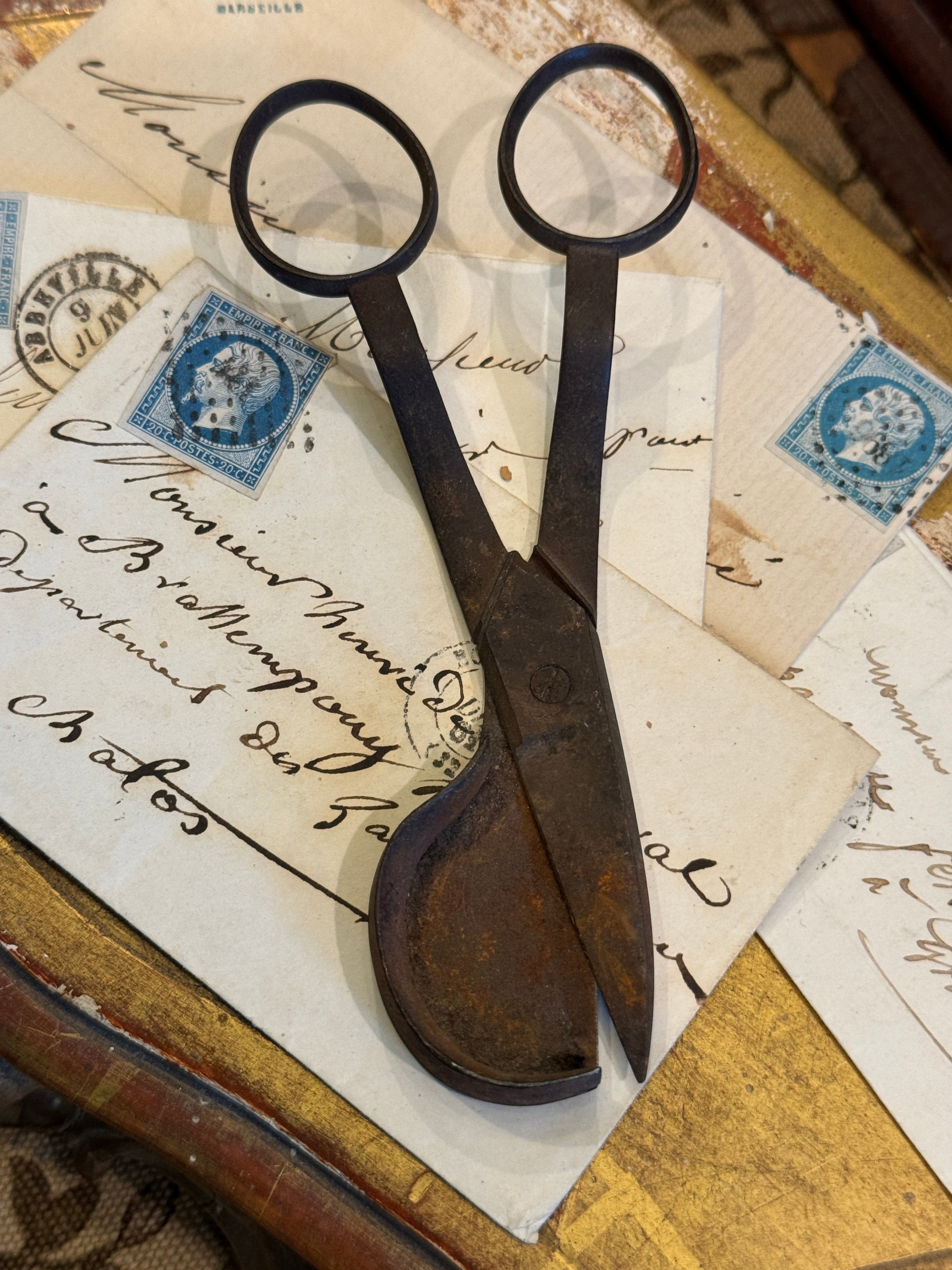 1800s Antique French Candle Snuffer