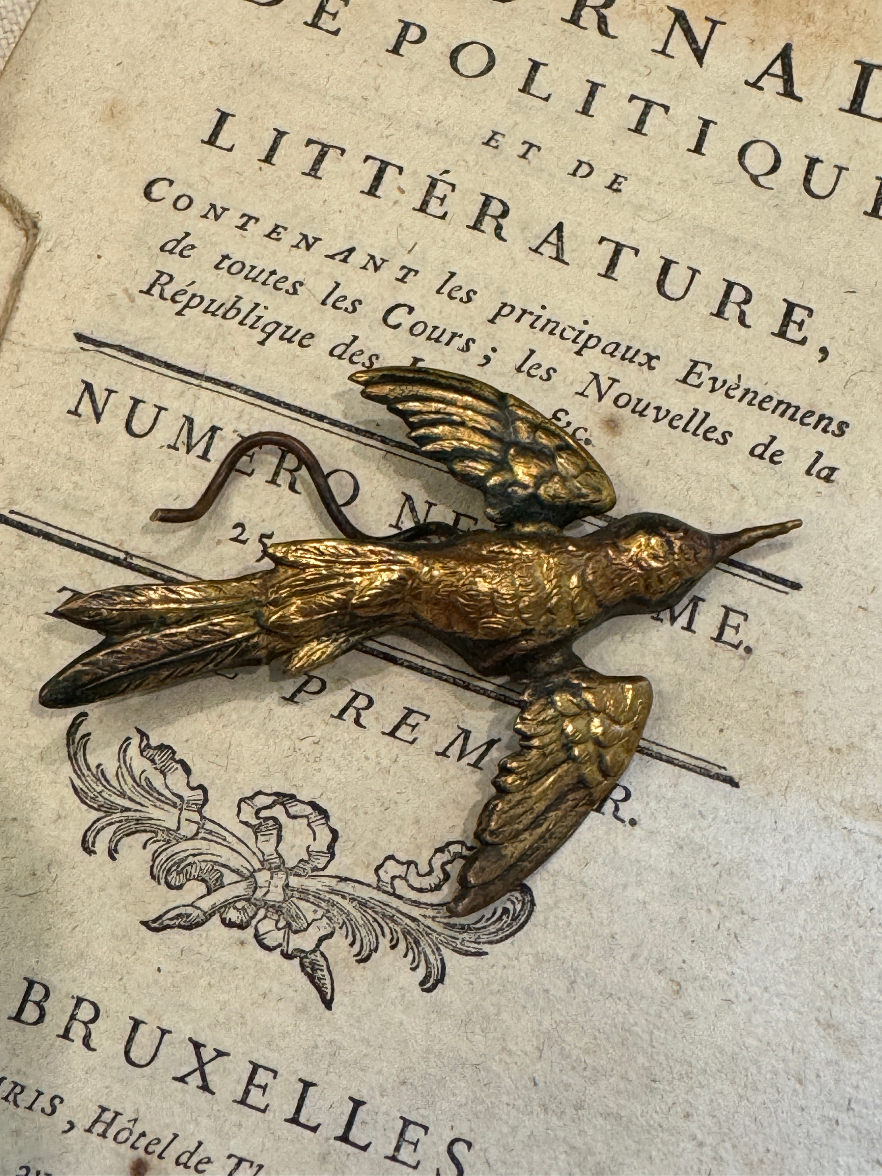 Antique French Repousse Bird – Monahan Papers