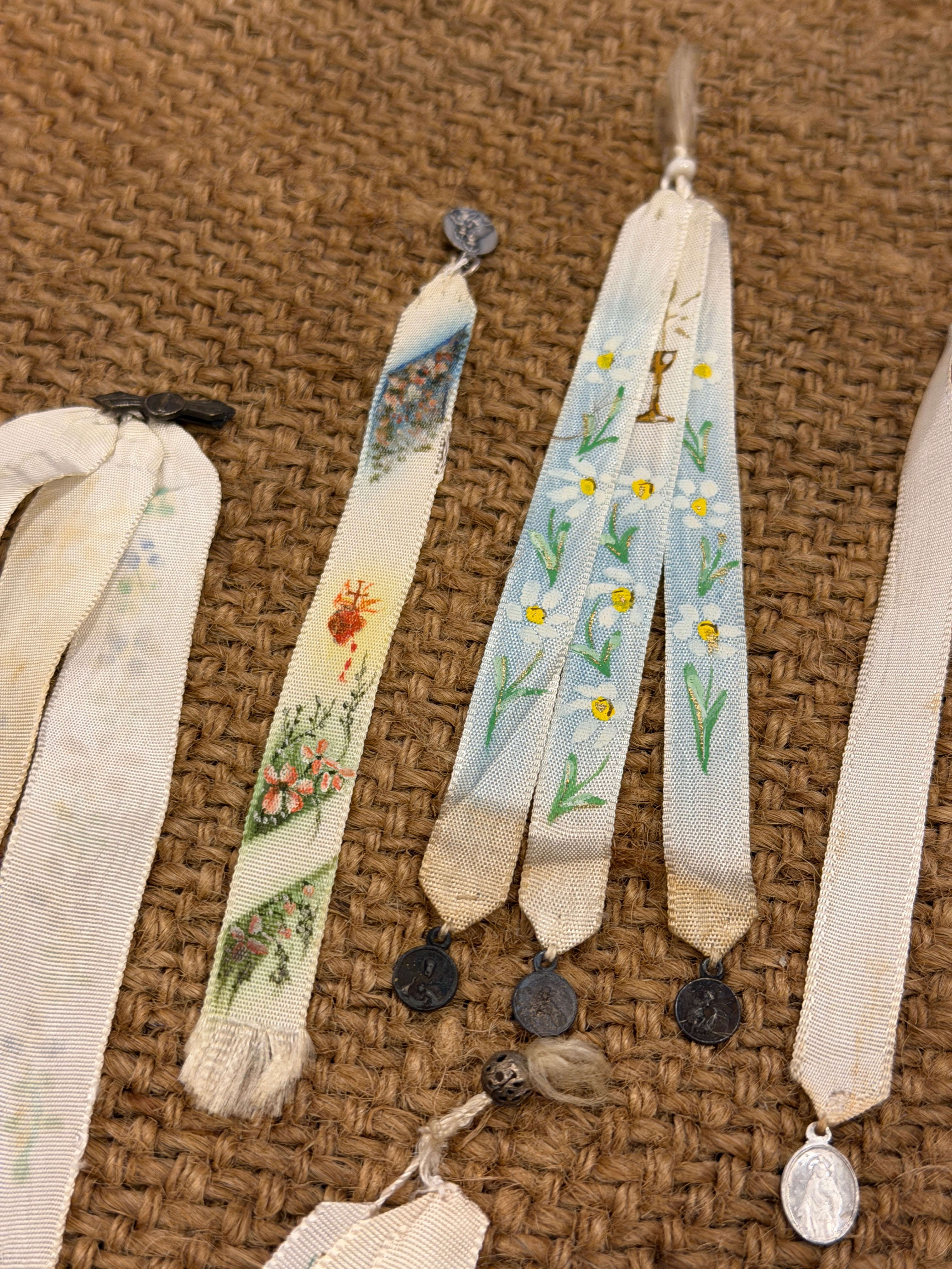 Antique 1800s French Religious Ribbons – Monahan Papers