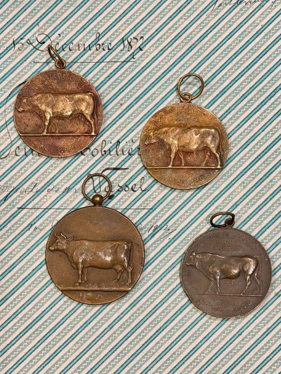 Antique Agricultural Cow Medals - H7 – Monahan Papers