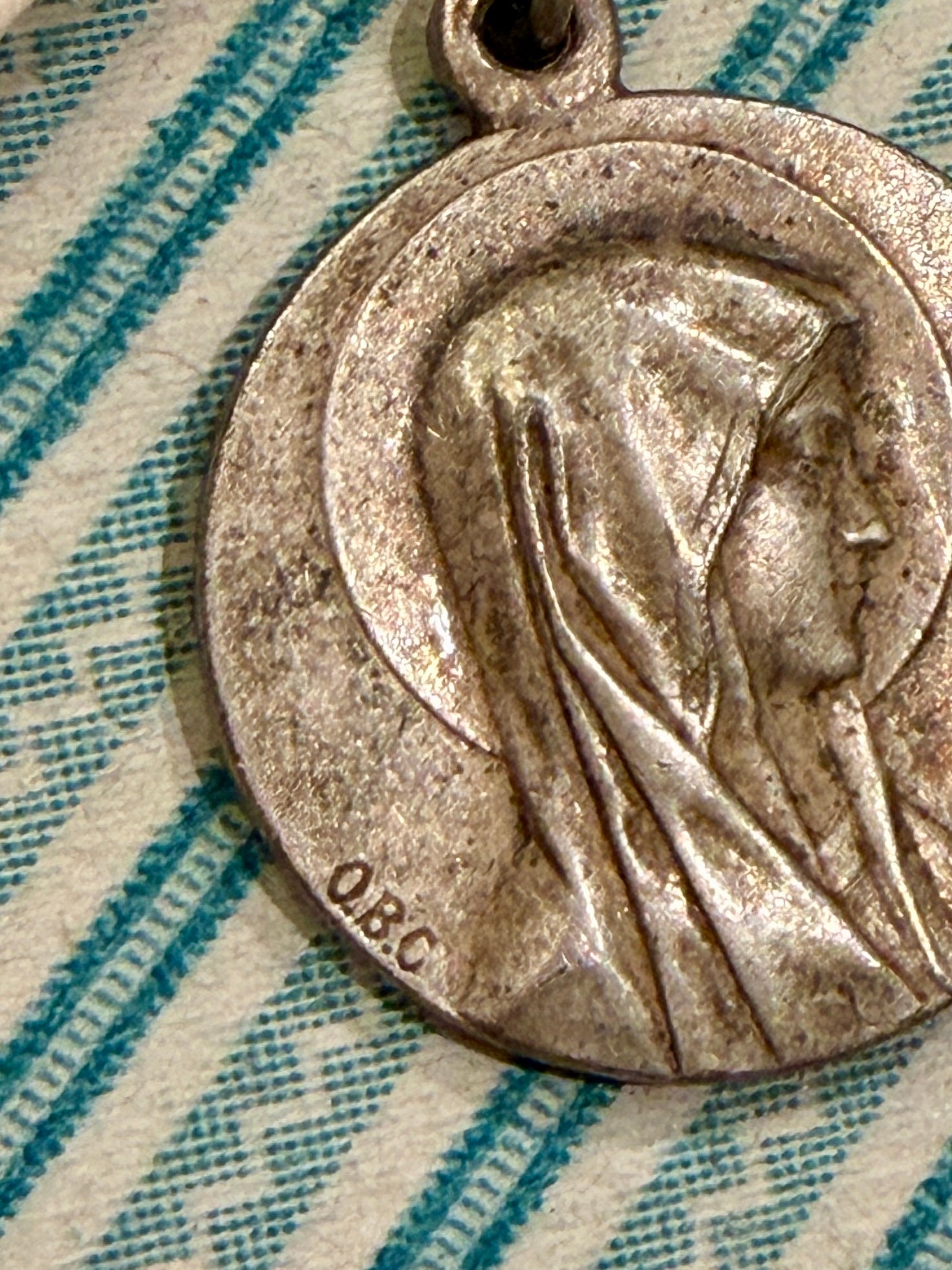 Vintage Our Lady of Lourdes Medal - OBC – Monahan Papers