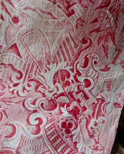 Antique 1800s French Toile Border