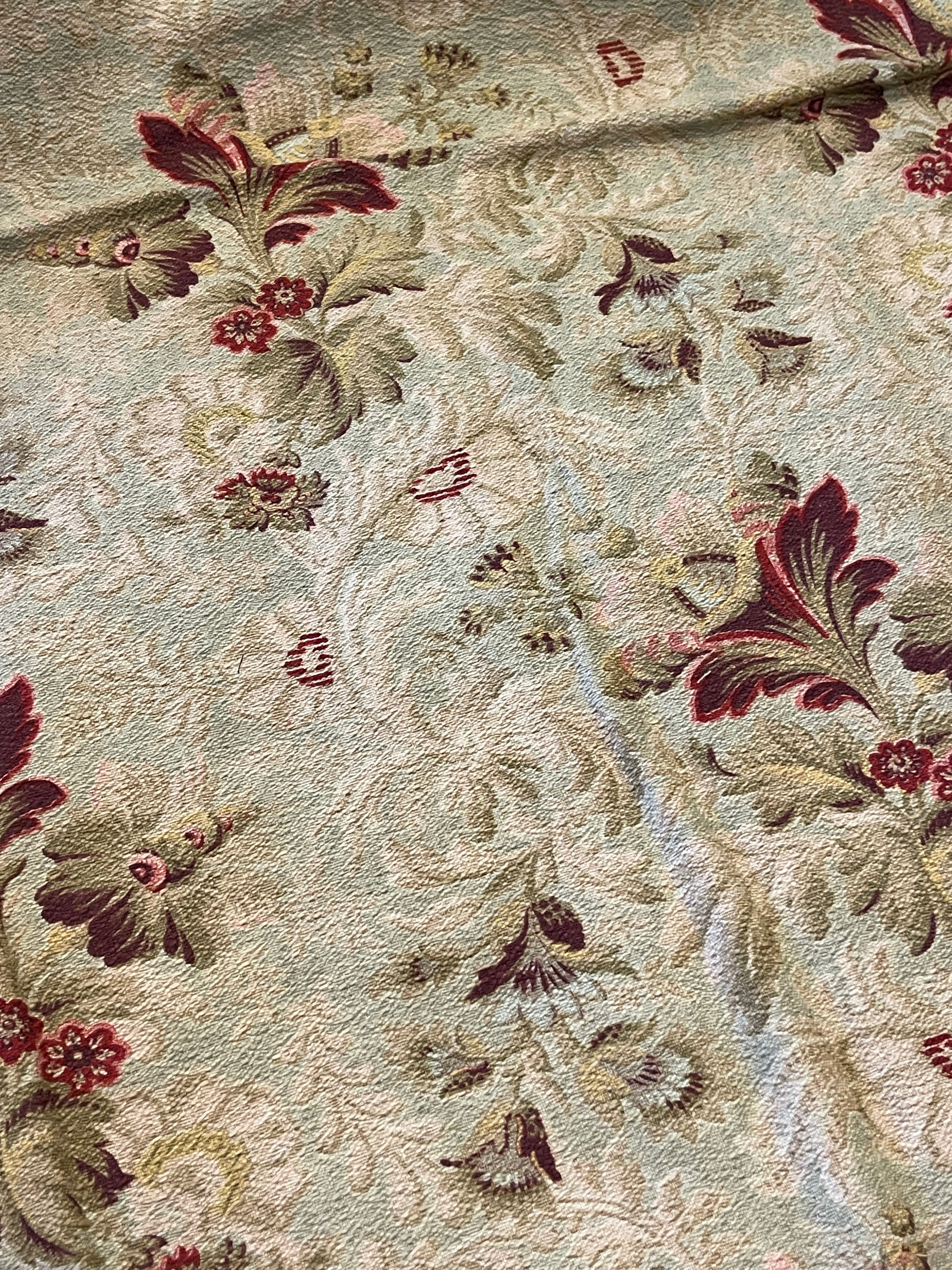 Antique 1800's French Textured Cotton Weave