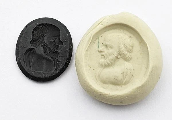 Rare 18th century WADGWOOD / WEDGWOOD Aesop Seal