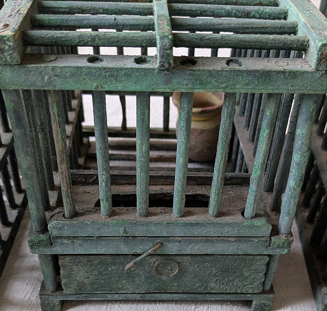 Antique 1800s French Songbird Cages