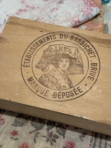 Vintage French Wooden Box