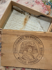 Vintage French Wooden Box