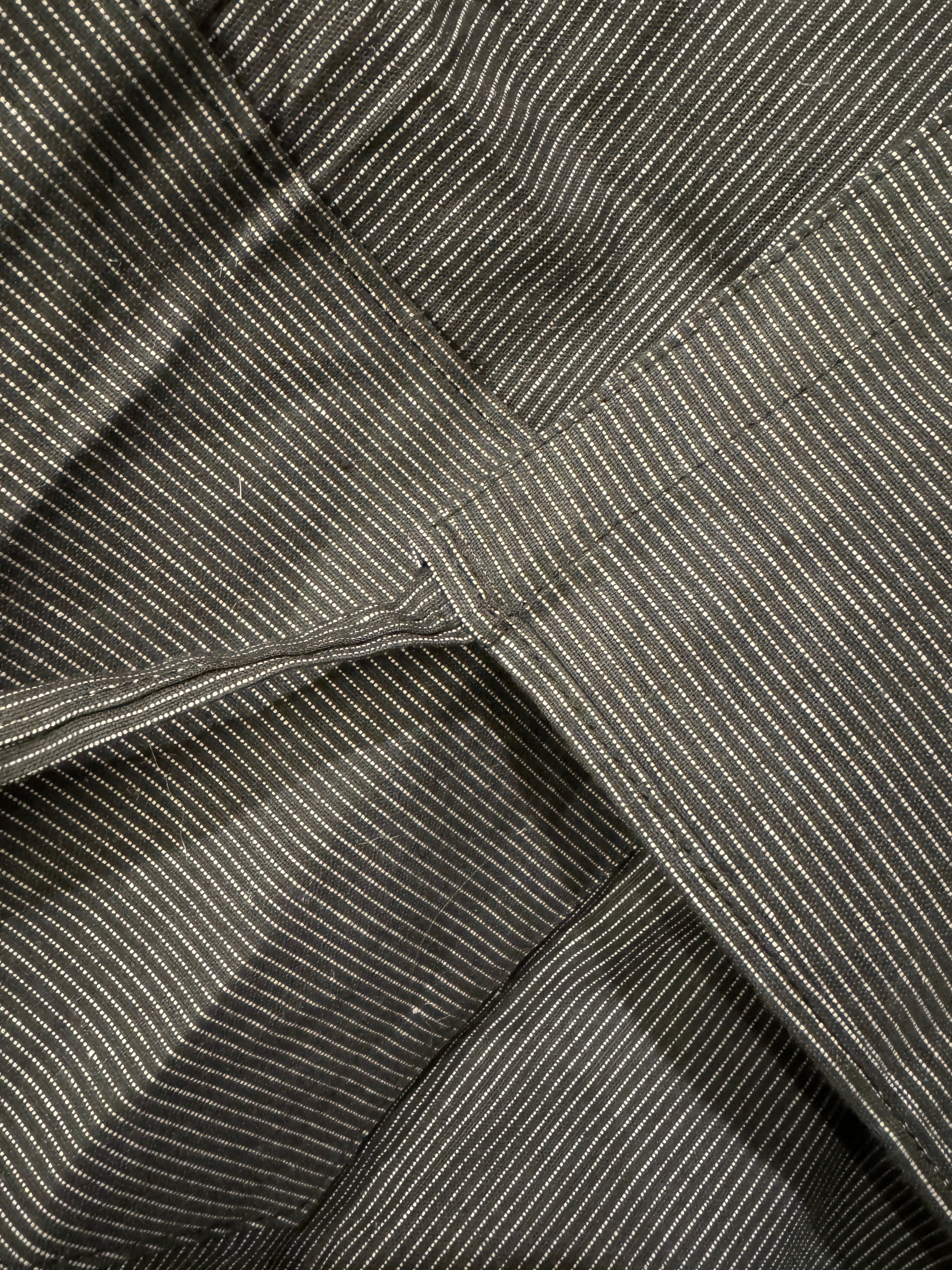 Beautiful 1800's Striped French Waist Apron - Like NEW