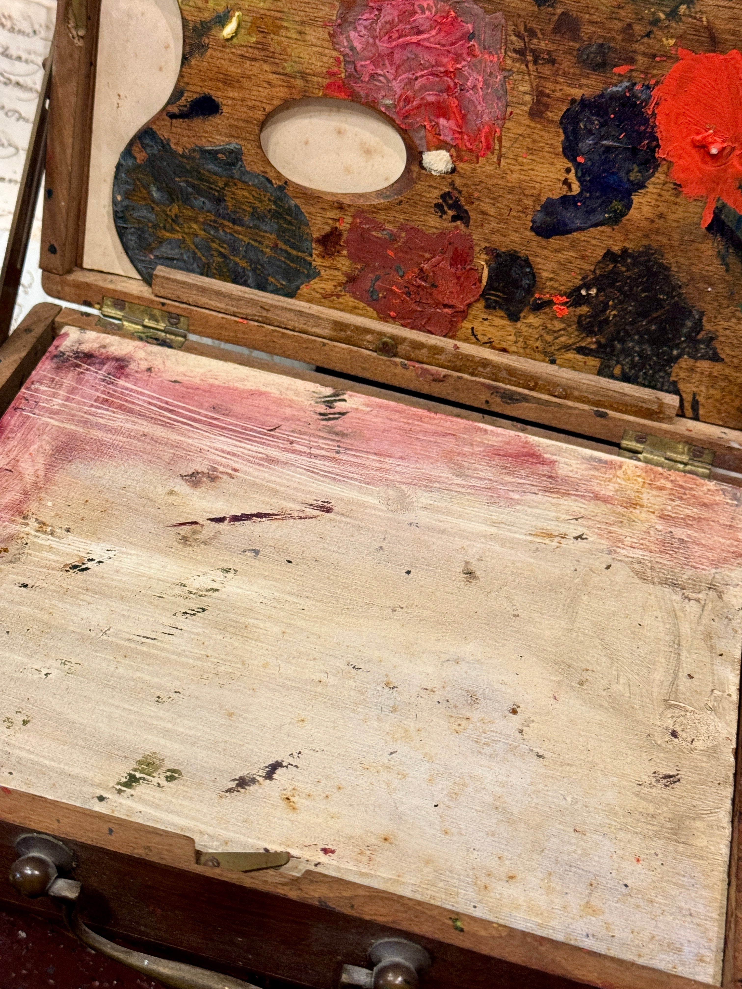 1800s French Paint Box