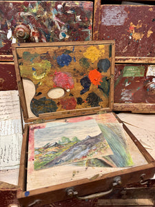 1800s French Paint Box