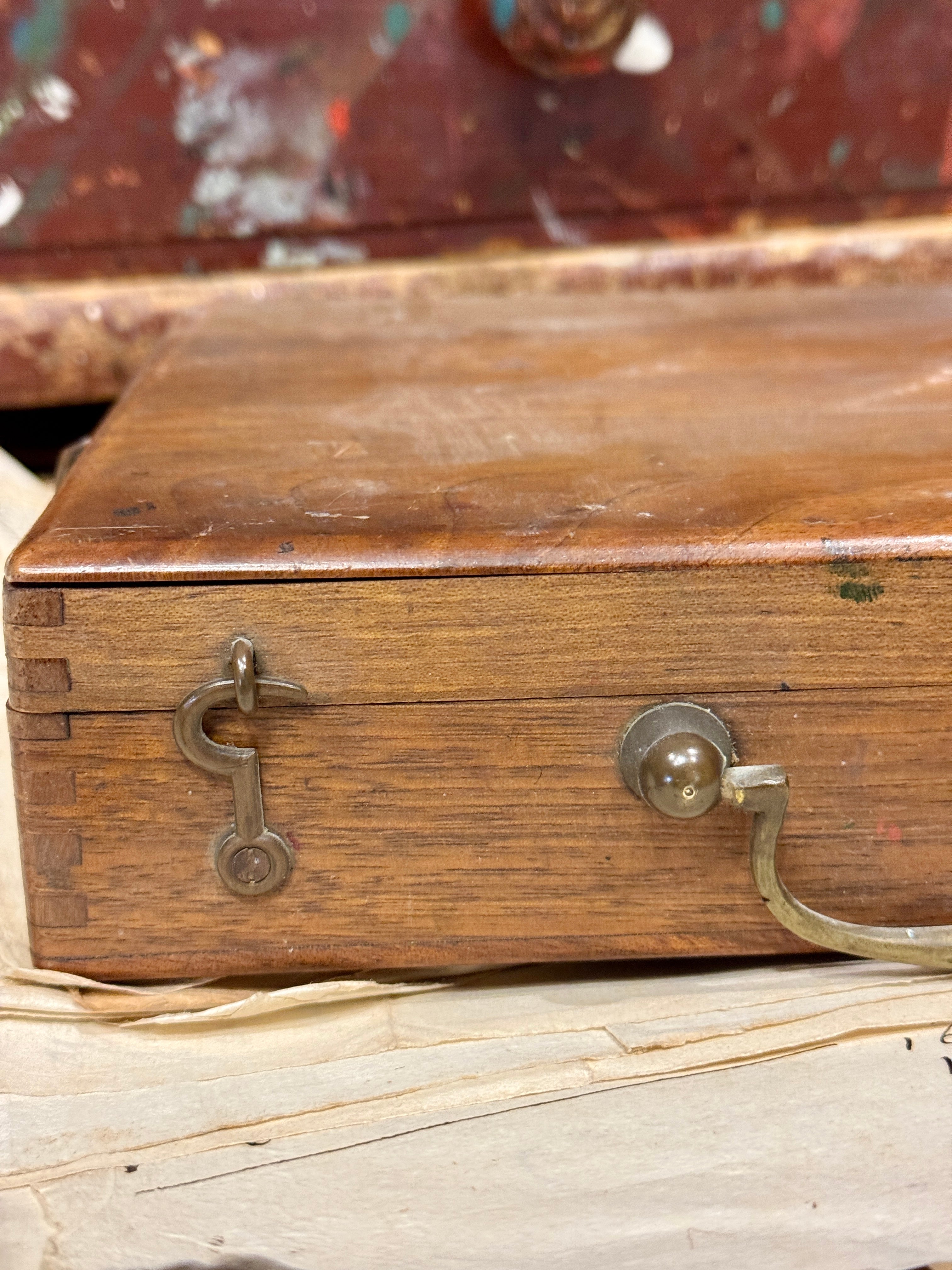 1800s French Paint Box