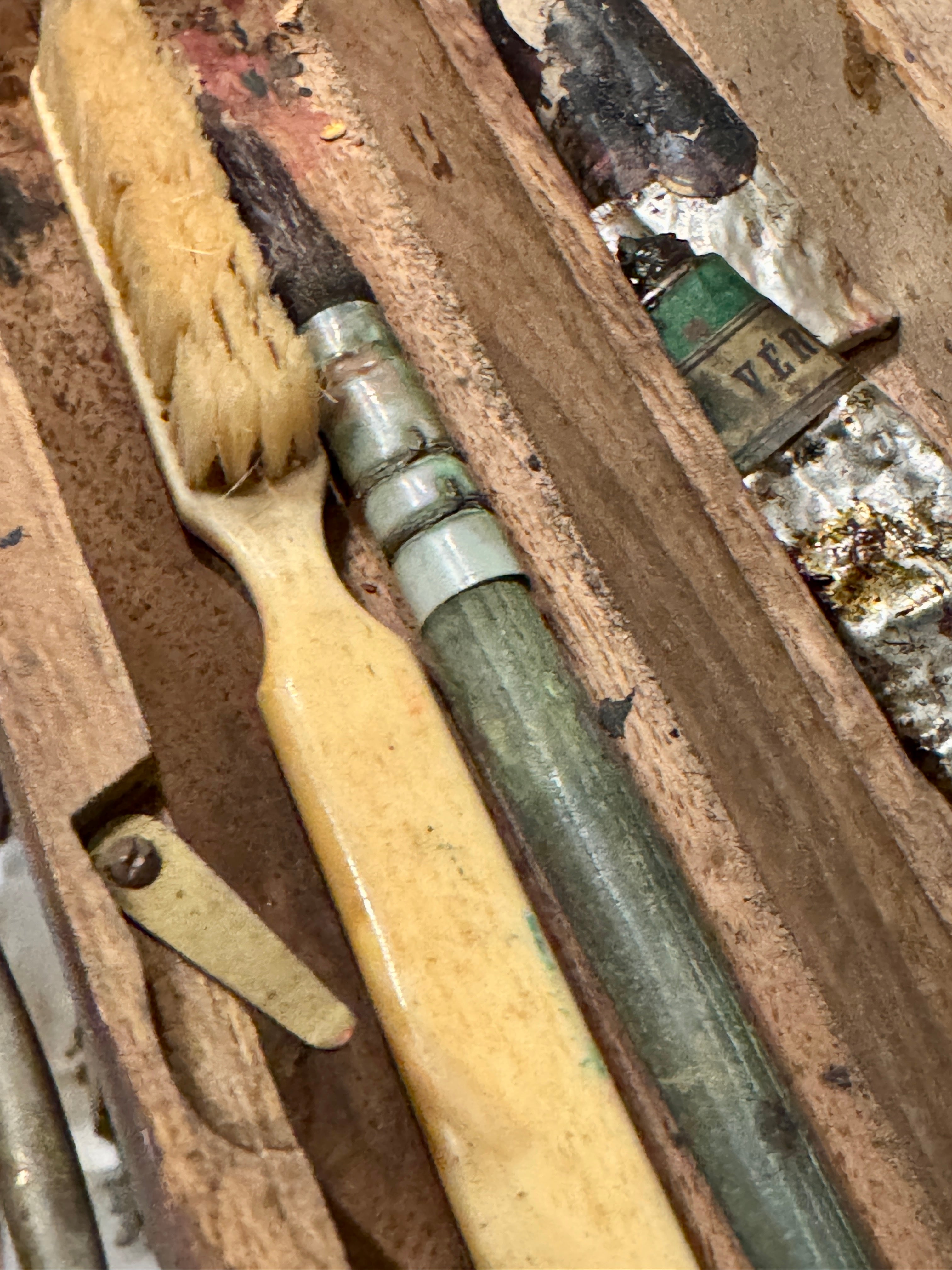 1800s French Paint Box