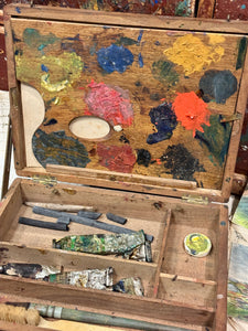 1800s French Paint Box