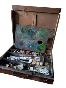 Antique French  Paint Box