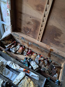 Antique French  Paint Box