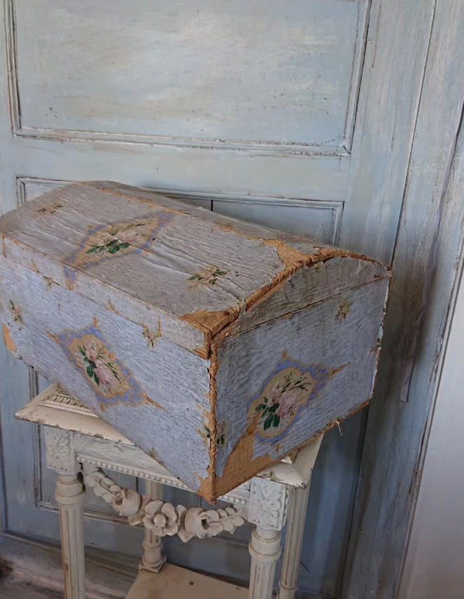 RESERVED Antique 1700s - 1800s French Marriage Chest