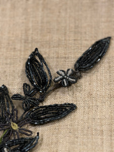 1800's Antique French Beaded Floral Stem