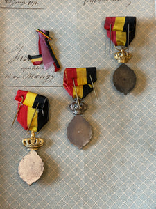 Vintage Medals from Belgium