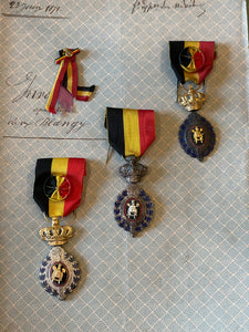 Vintage Medals from Belgium