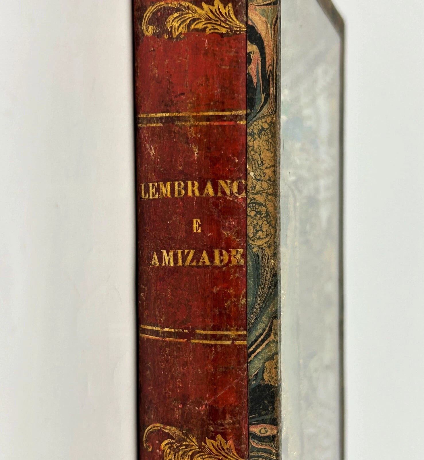 RARE Antique Relic Representing The Sacred Heart Of Jesus