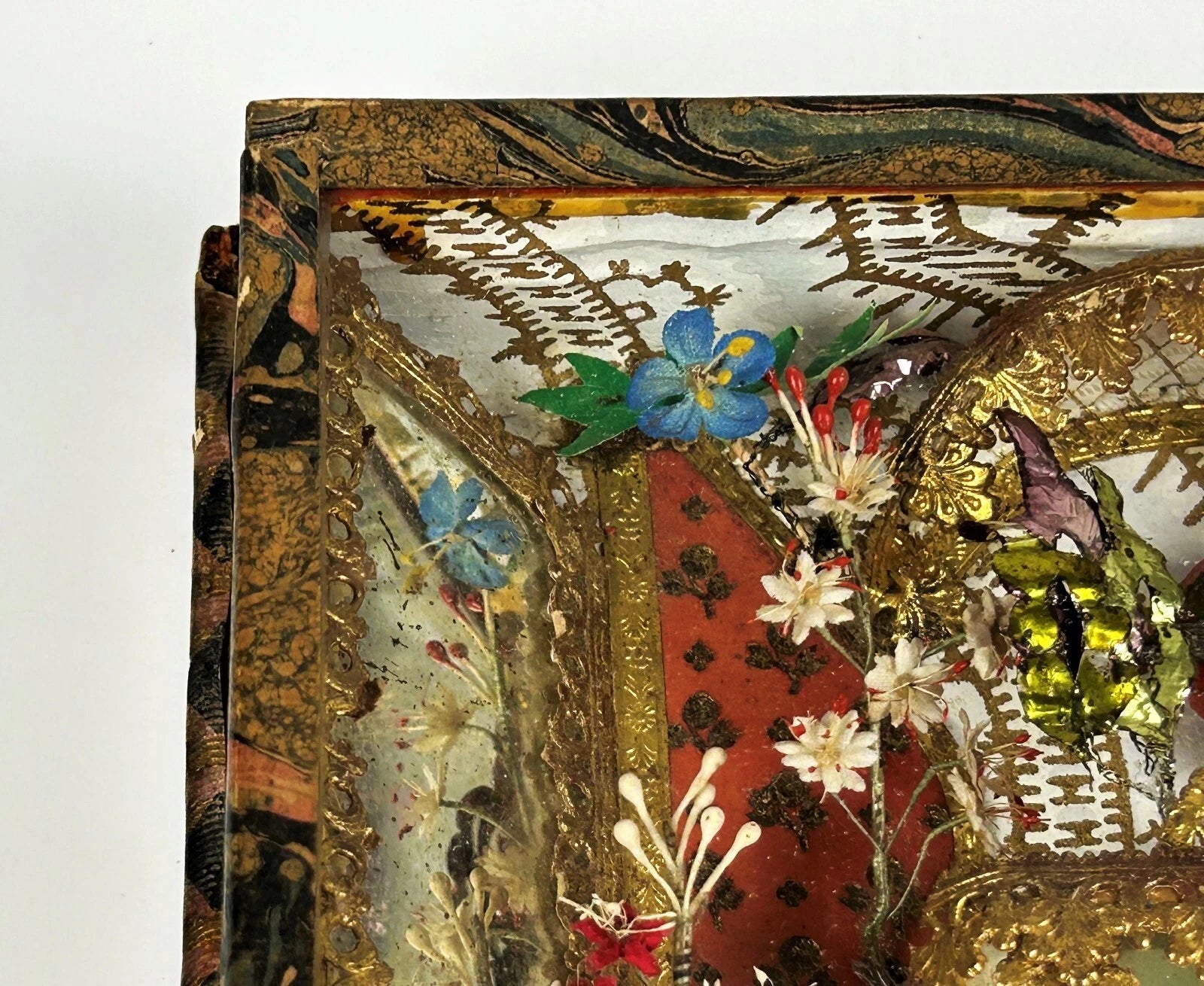 RARE Antique Relic Representing The Sacred Heart Of Jesus