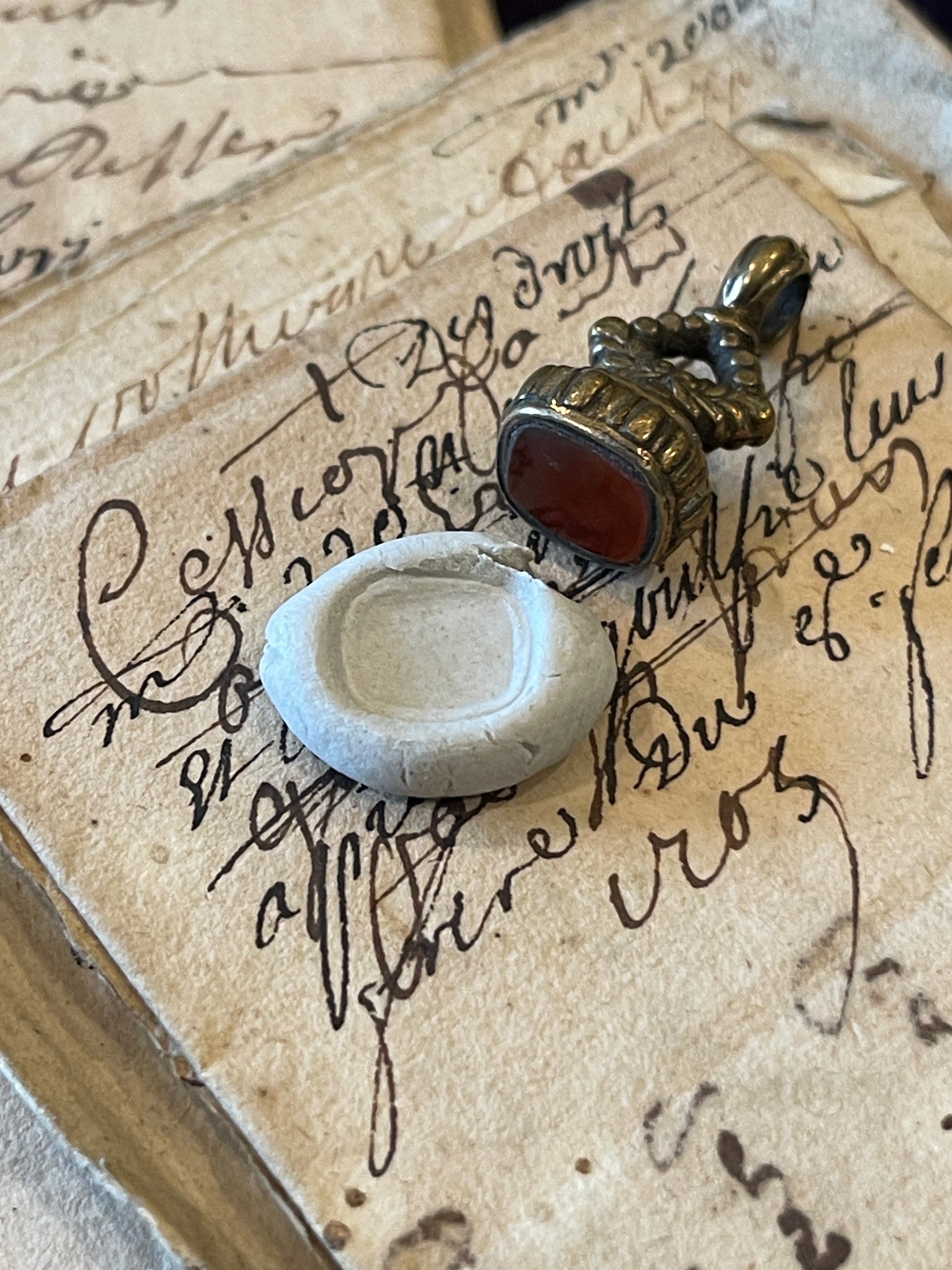 1800's Antique Victorian Seal FOB Pendant