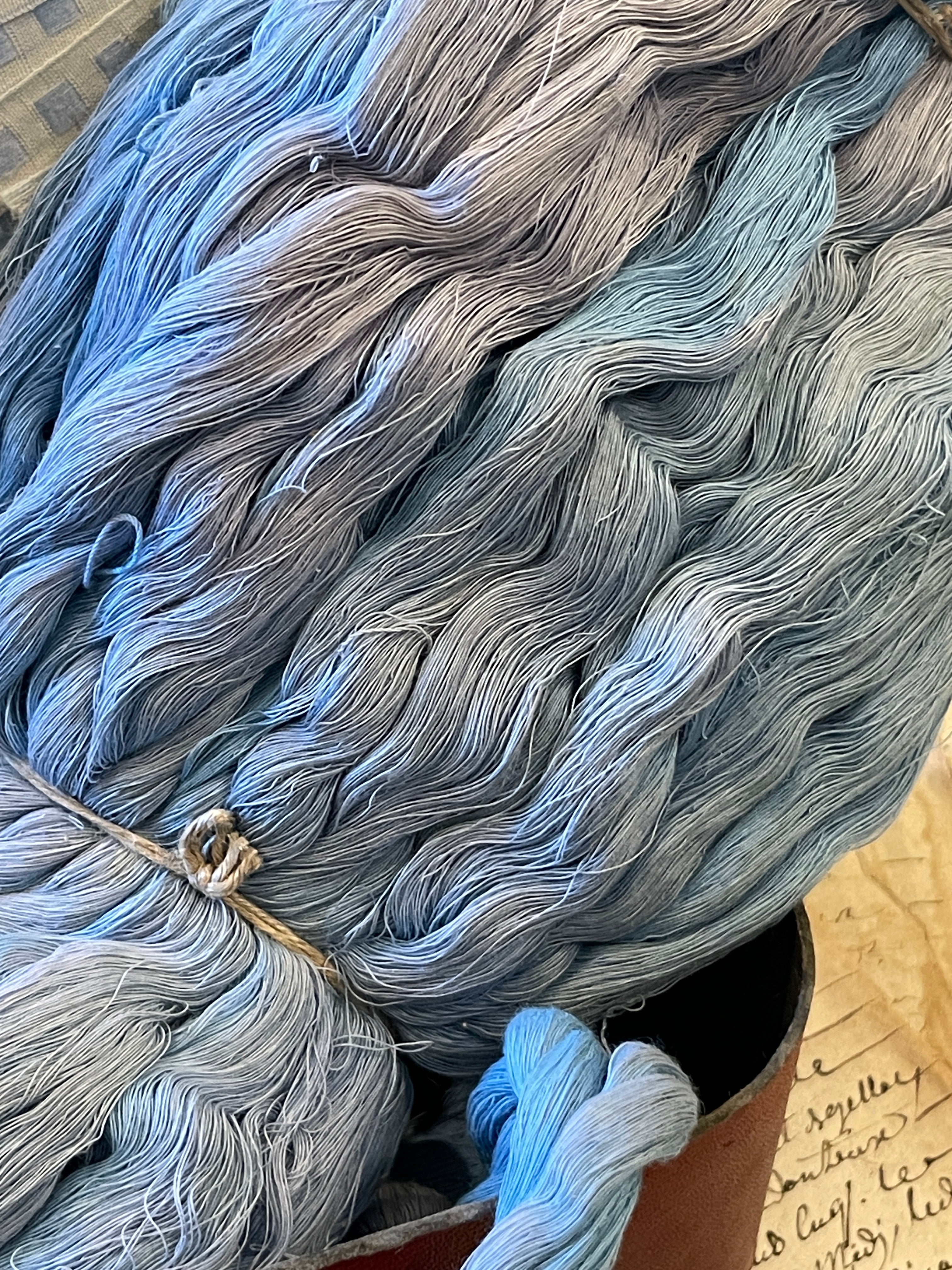 Beautiful Antique French Thread - Robins Egg Blue